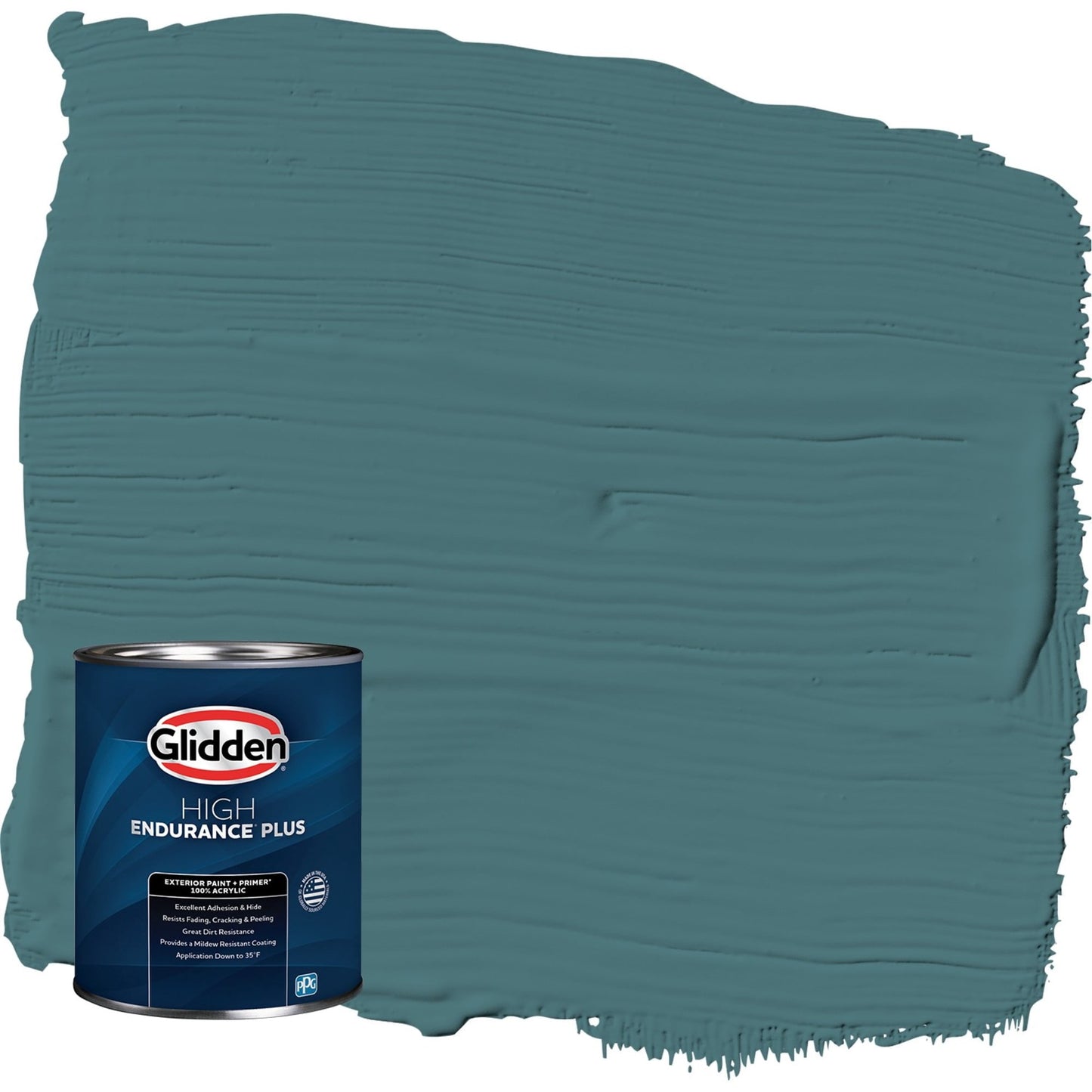 Glidden HEP Vining Ivy / Green Semi-Gloss Exterior Paint with Primer, 1 Quart