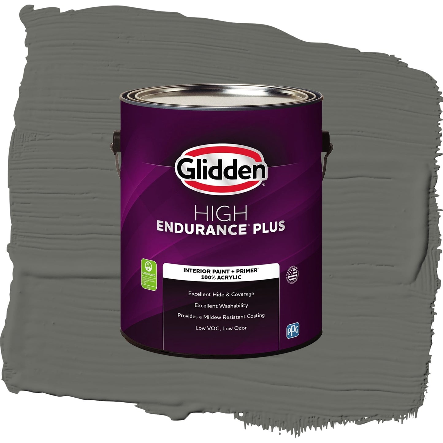 Glidden HEP Armory Interior Paint + Primer Eggshell , 1 Gallon