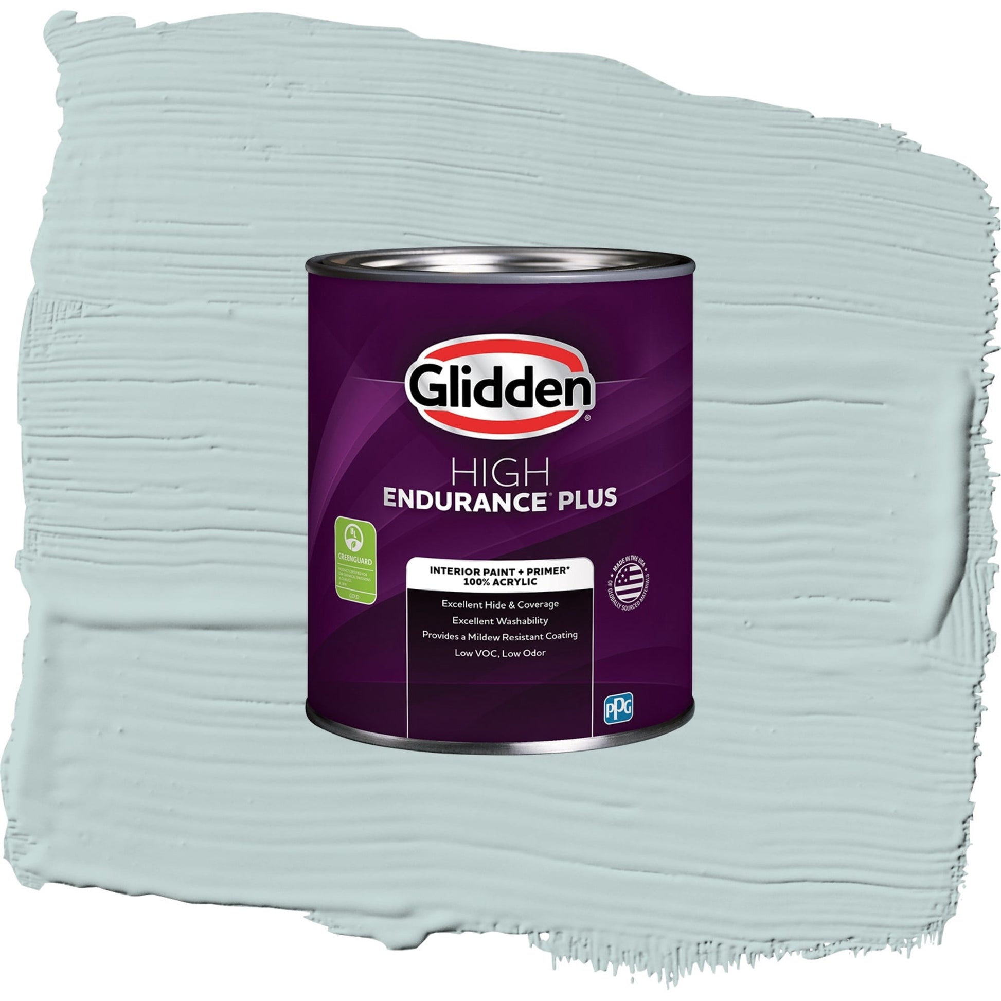Glidden HEP Babbling Brook / Green, Eggshell Interior Paint with Primer, 1 Quart