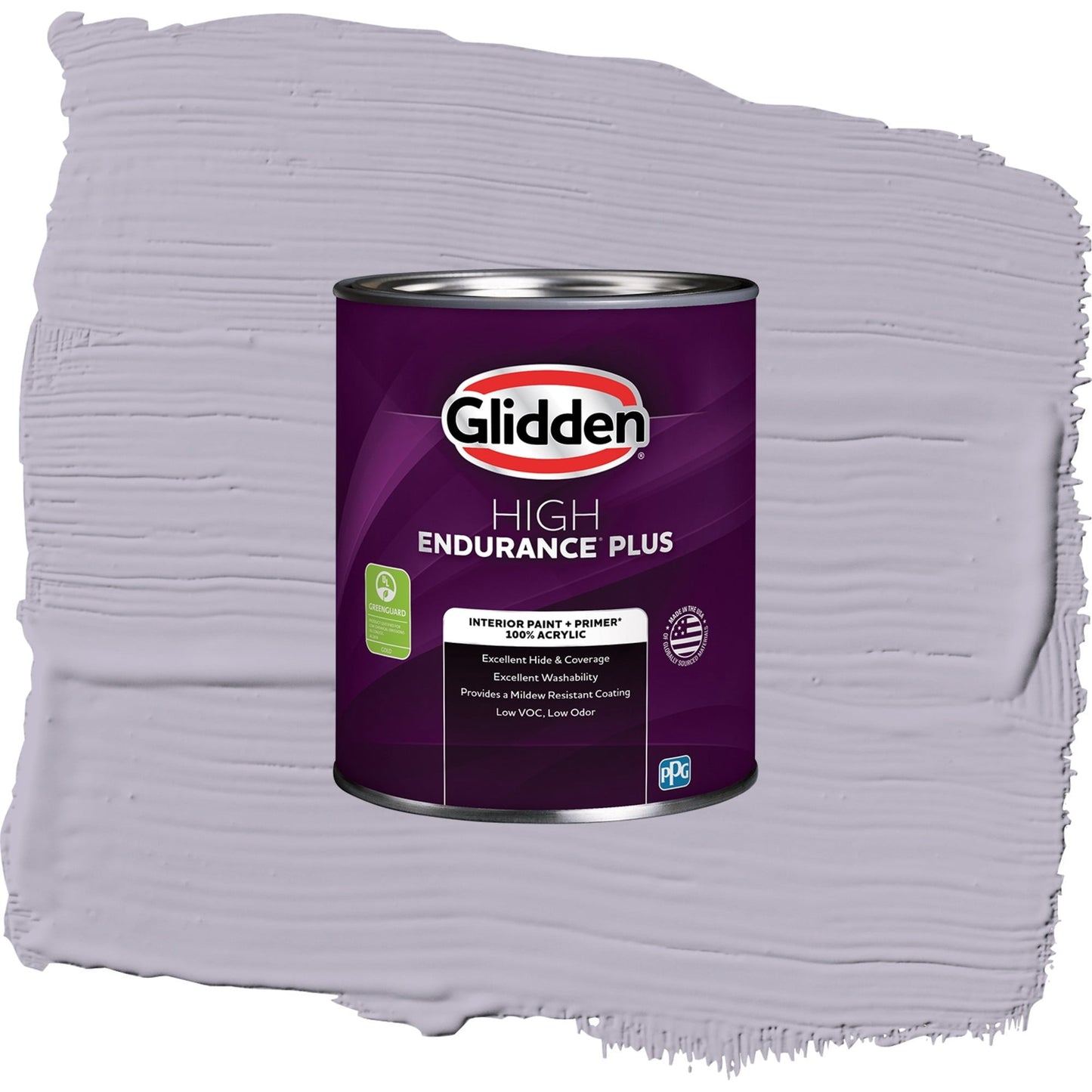 Glidden HEP Cloudberry / Purple, Eggshell Interior Paint with Primer, 1 Quart