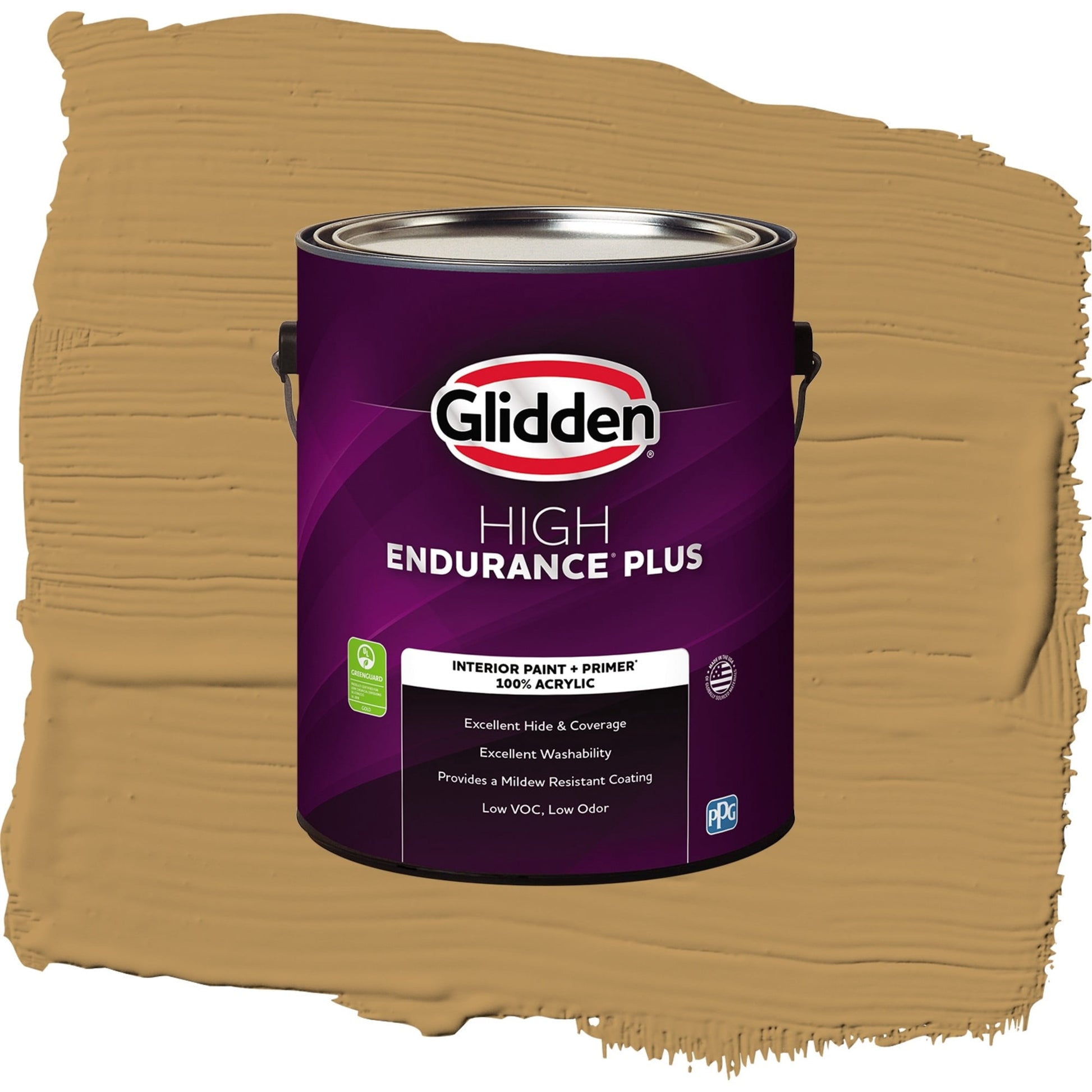Glidden HEP Down To Earth Interior Paint + Primer Flat , 1 Gallon