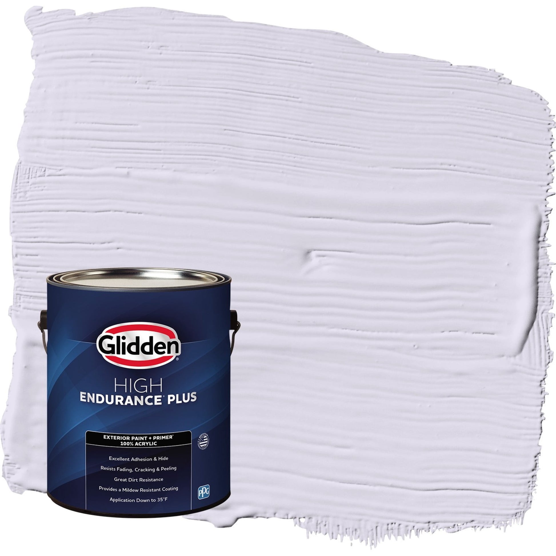 Glidden HEP Misty Violet / Purple Satin Exterior Paint with Primer, 1 Gallon