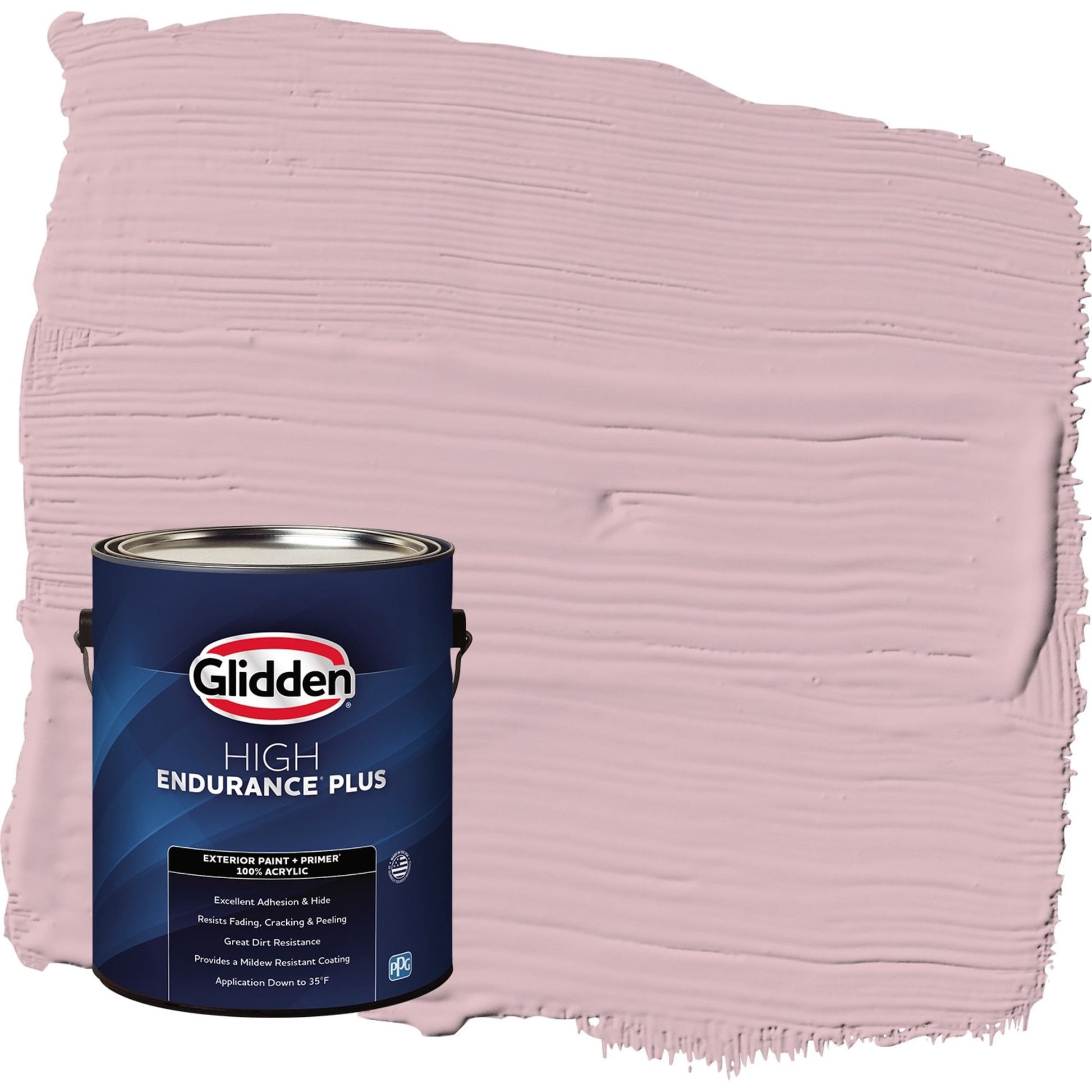 Glidden HEP Nostalgia / Purple Satin Exterior Paint with Primer, 1 Gallon