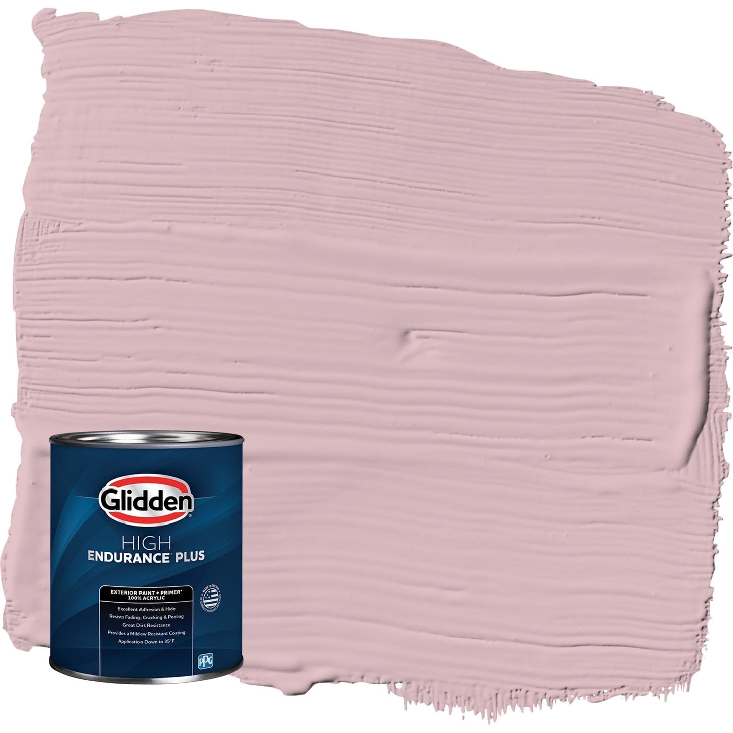 Glidden HEP Nostalgia / Purple Satin Exterior Paint with Primer, 1 Quart