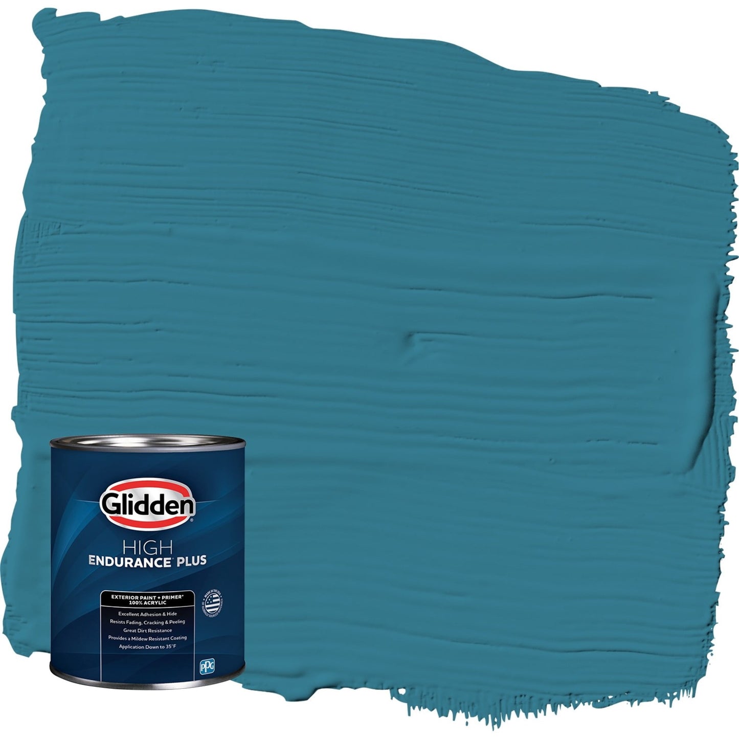 Glidden HEP Adventure / Blue Semi-Gloss Exterior Paint with Primer, 1 Quart