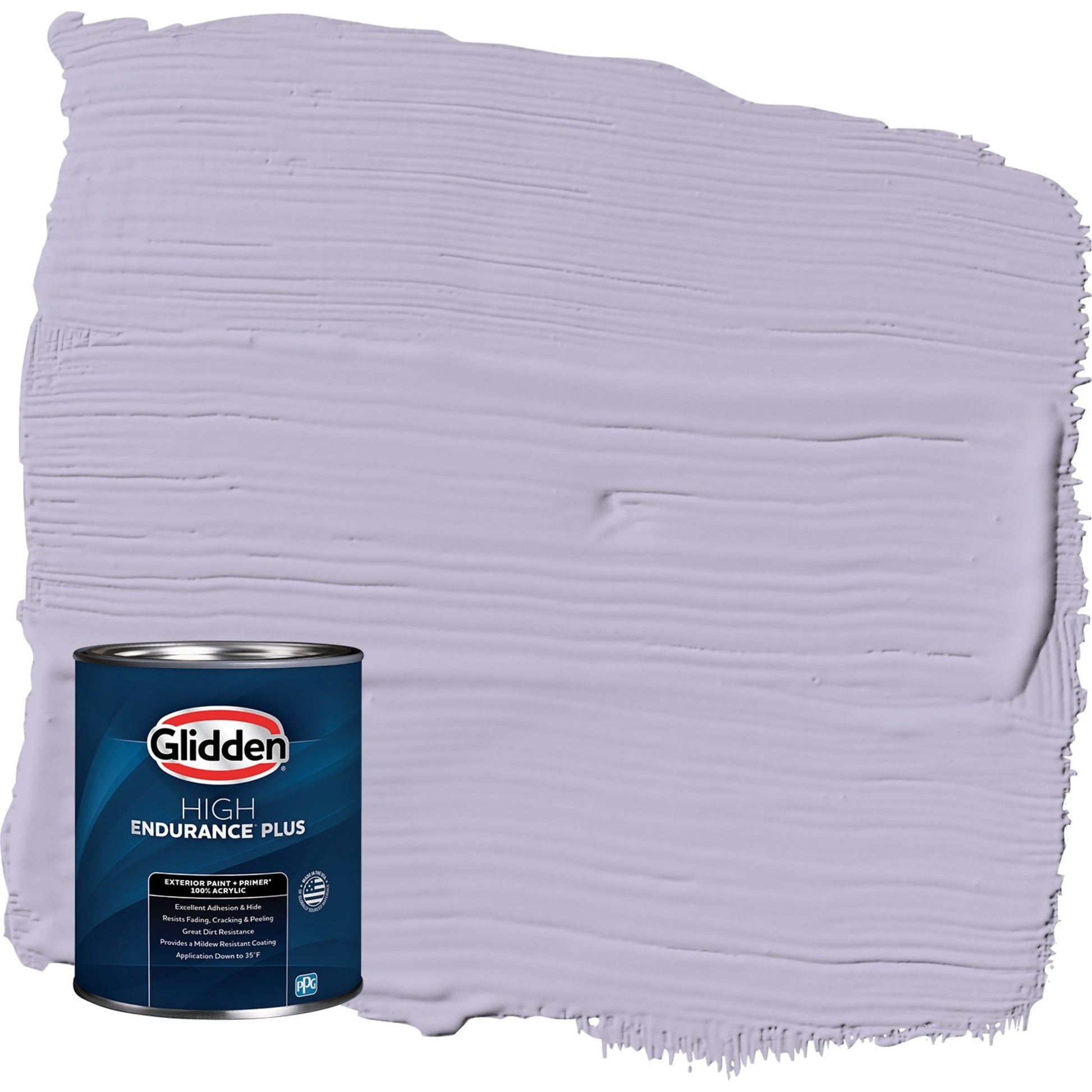 Glidden HEP Wild Lilac / Purple Semi-Gloss Exterior Paint with Primer, 1 Quart