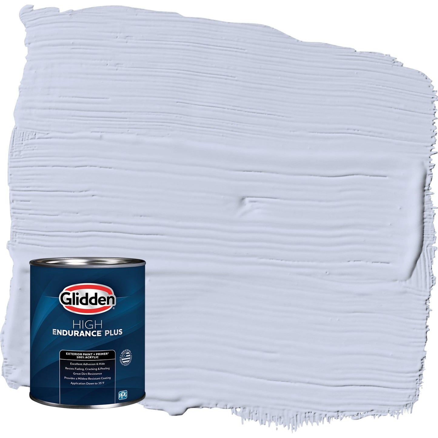 Glidden HEP Sweet Emily / Purple Satin Exterior Paint with Primer, 1 Quart