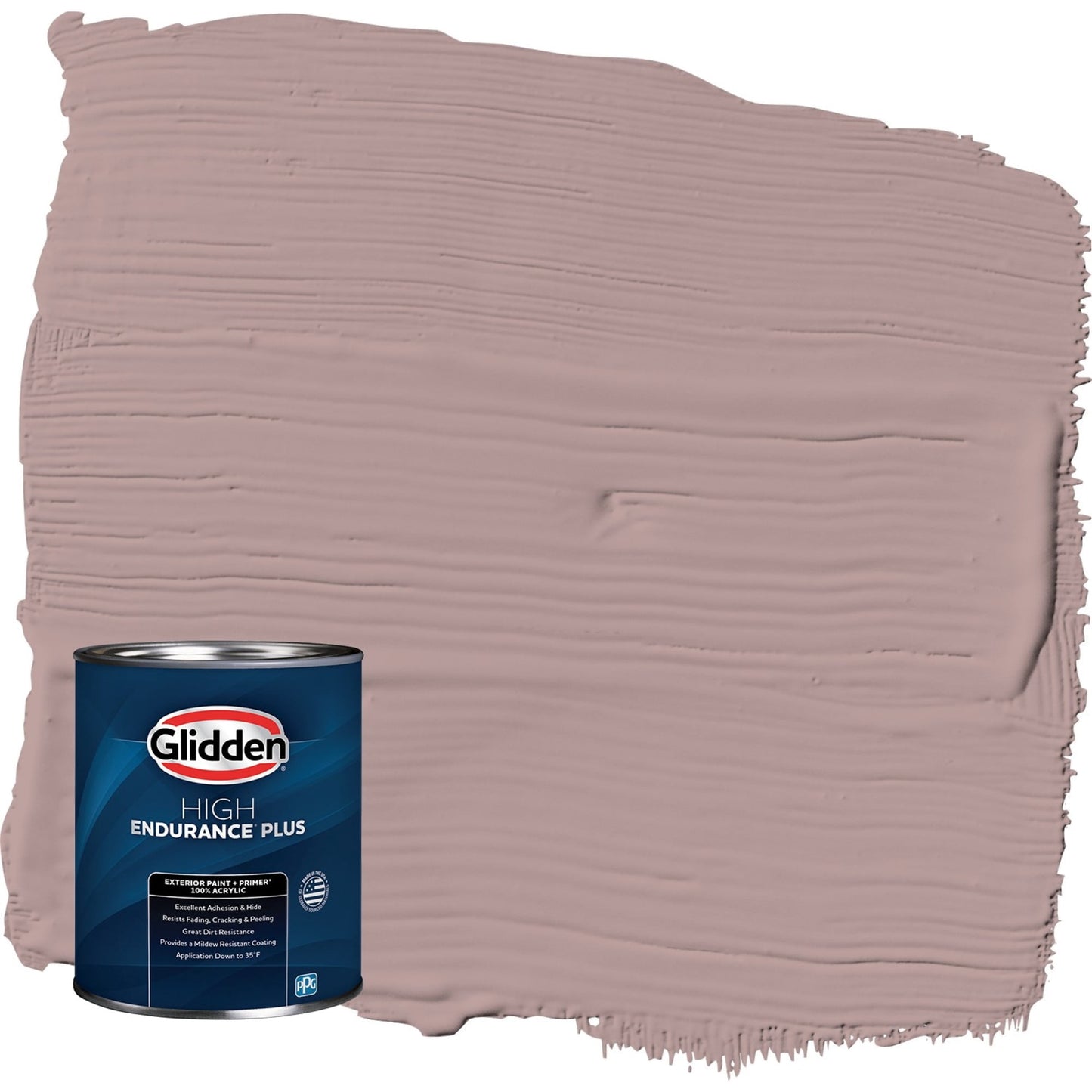 Glidden HEP Tawny Mushroom / Pink Semi-Gloss Exterior Paint with Primer, 1 Quart