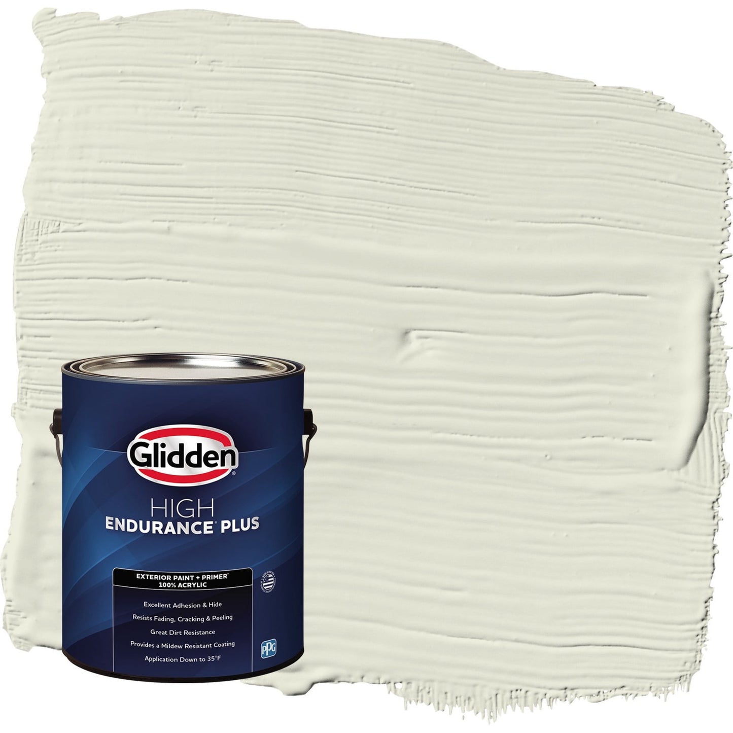 Glidden HEP Wild Wheat / Green Flat Exterior Paint with Primer, 1 Gallon