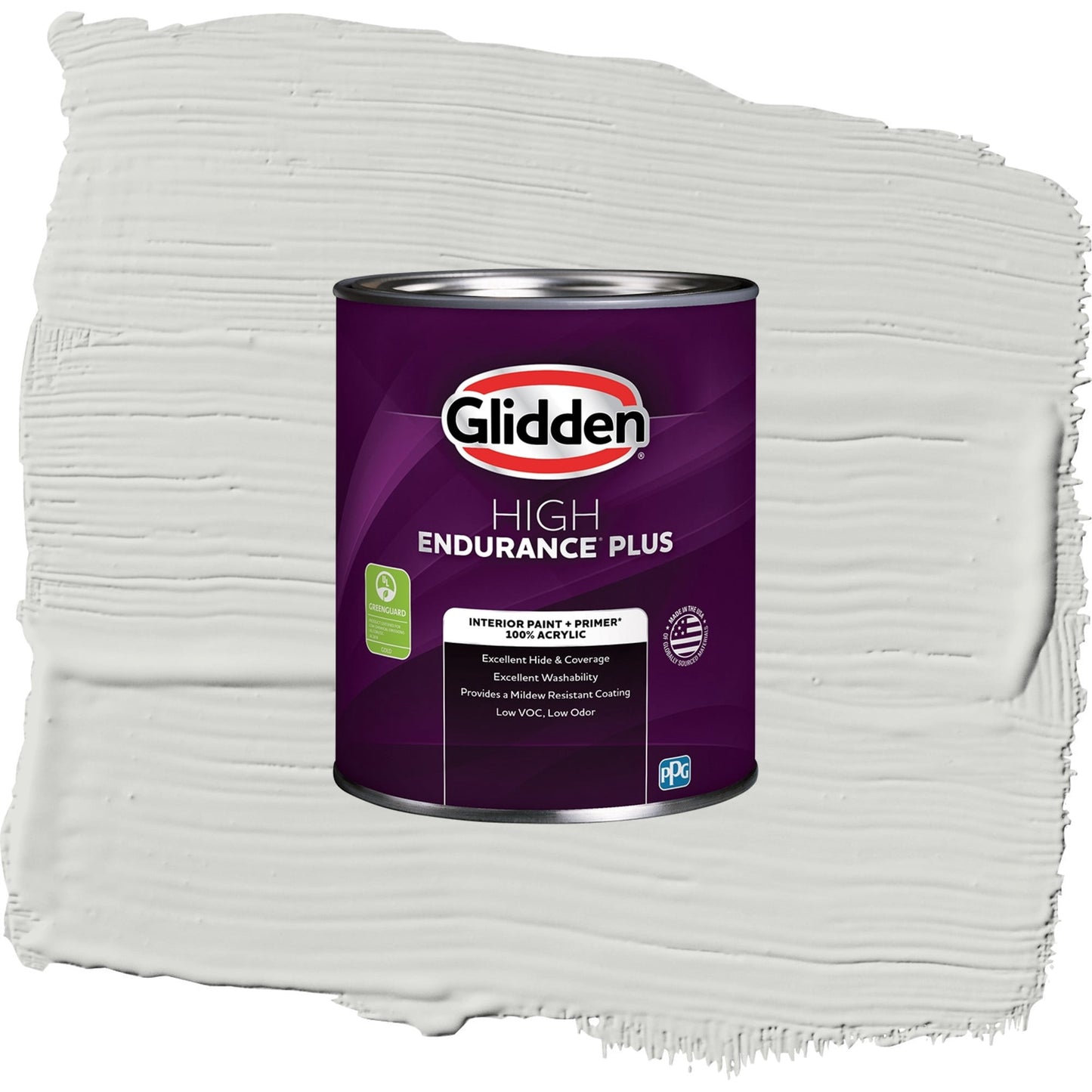 Glidden HEP Fog Interior Paint + Primer Eggshell , 1 Quart