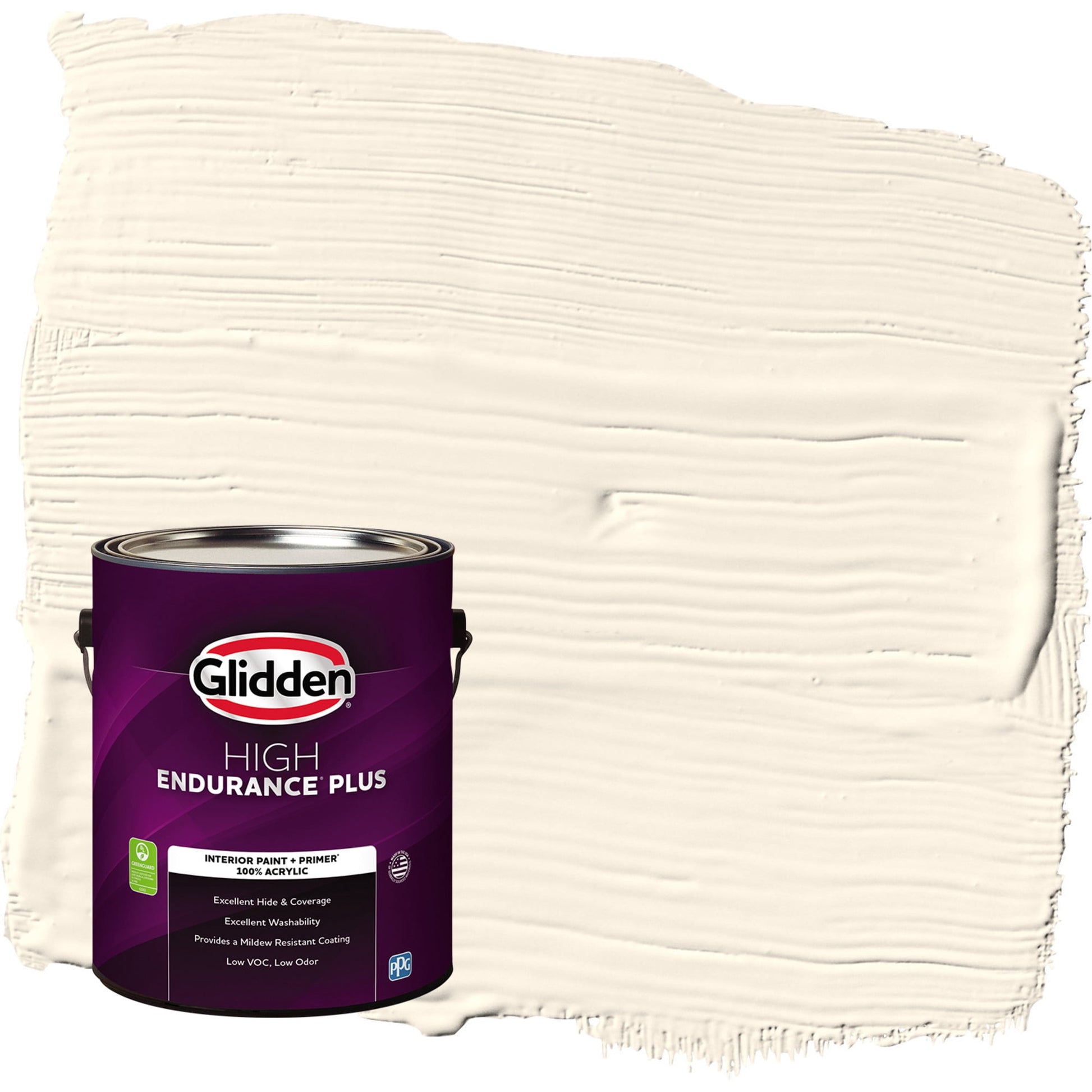 Glidden HEP Grab-N-Go Country White / Off White Semi-Gloss Interior Paint with Primer, 1 Gallon