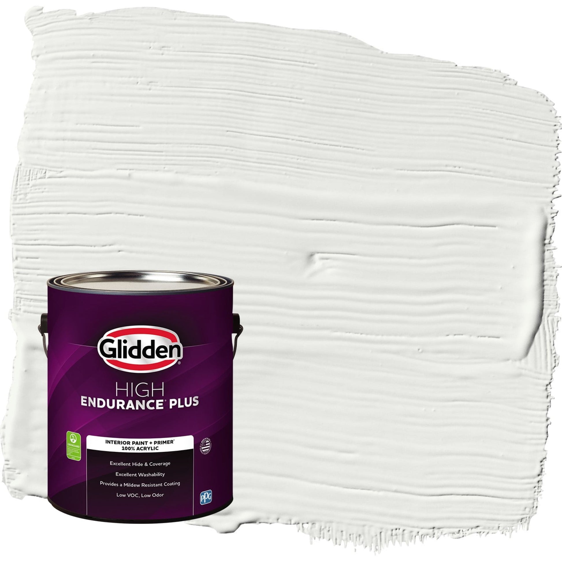Glidden HEP Grab-N-Go White Eggshell Interior Paint with Primer, 1 Gallon