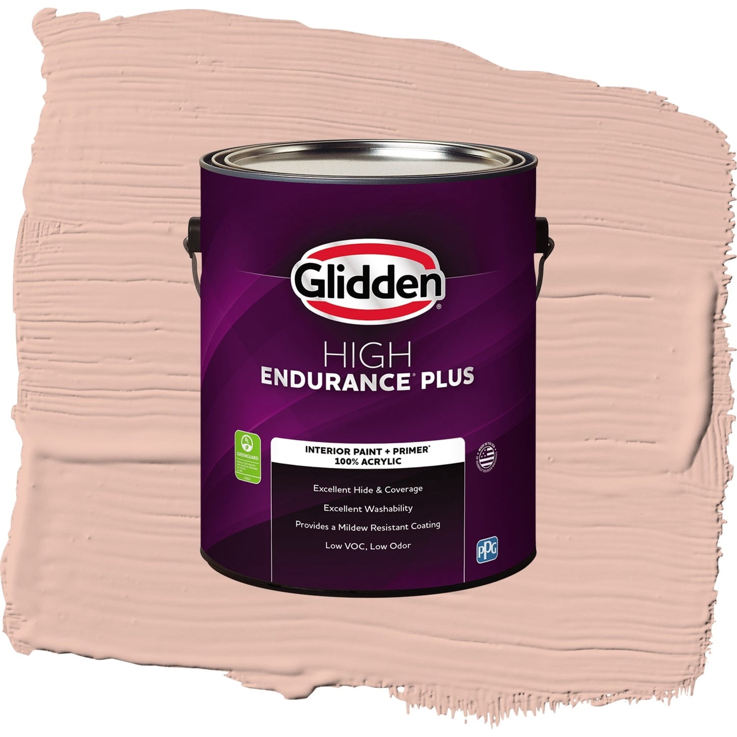 Glidden HEP Adorable / Orange, Eggshell Interior Paint with Primer, 1 Gallon