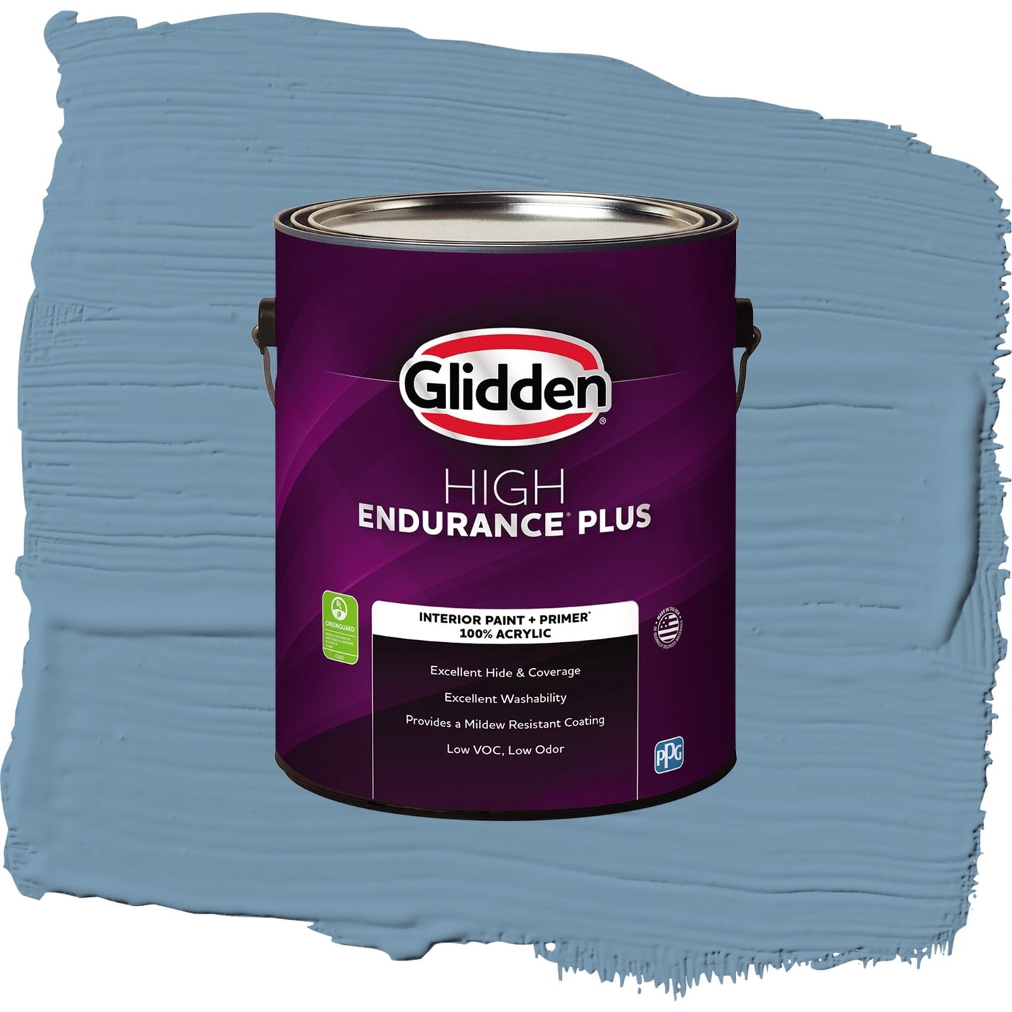 Glidden HEP American Anthem / Blue, Eggshell Interior Paint with Primer, 1 Gallon