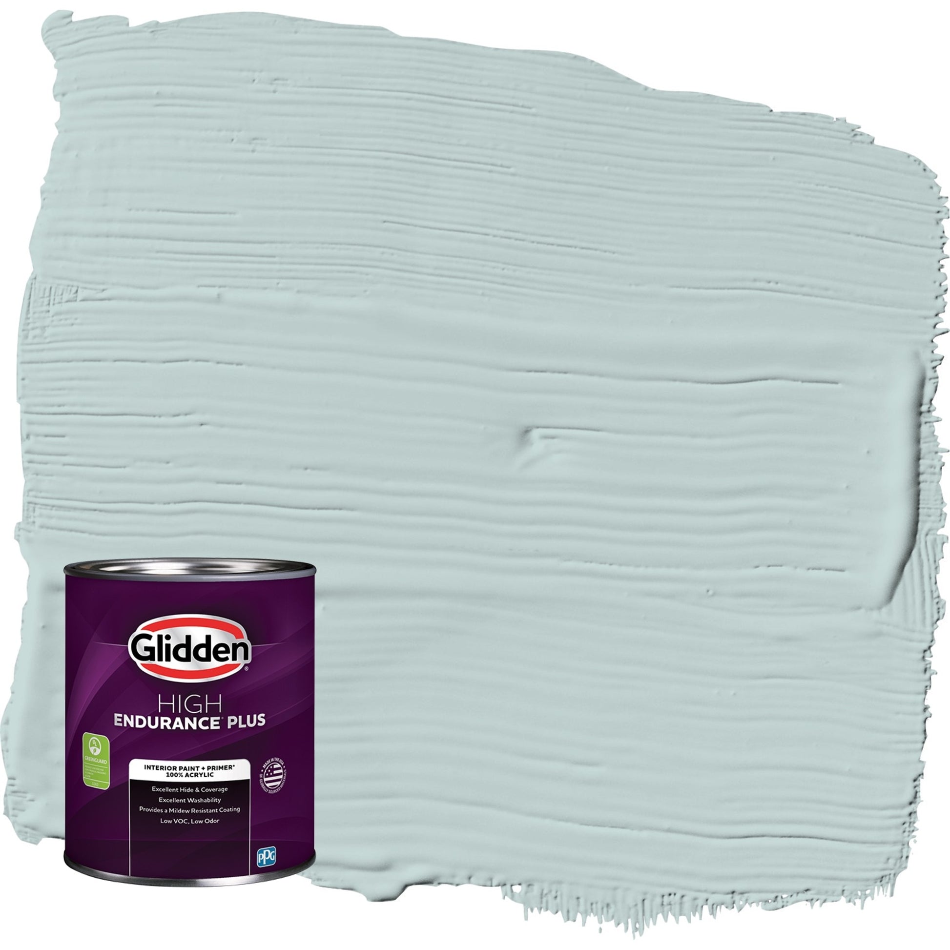 Glidden HEP Babbling Brook / Green, Semi-Gloss Interior Paint with Primer, 1 Quart