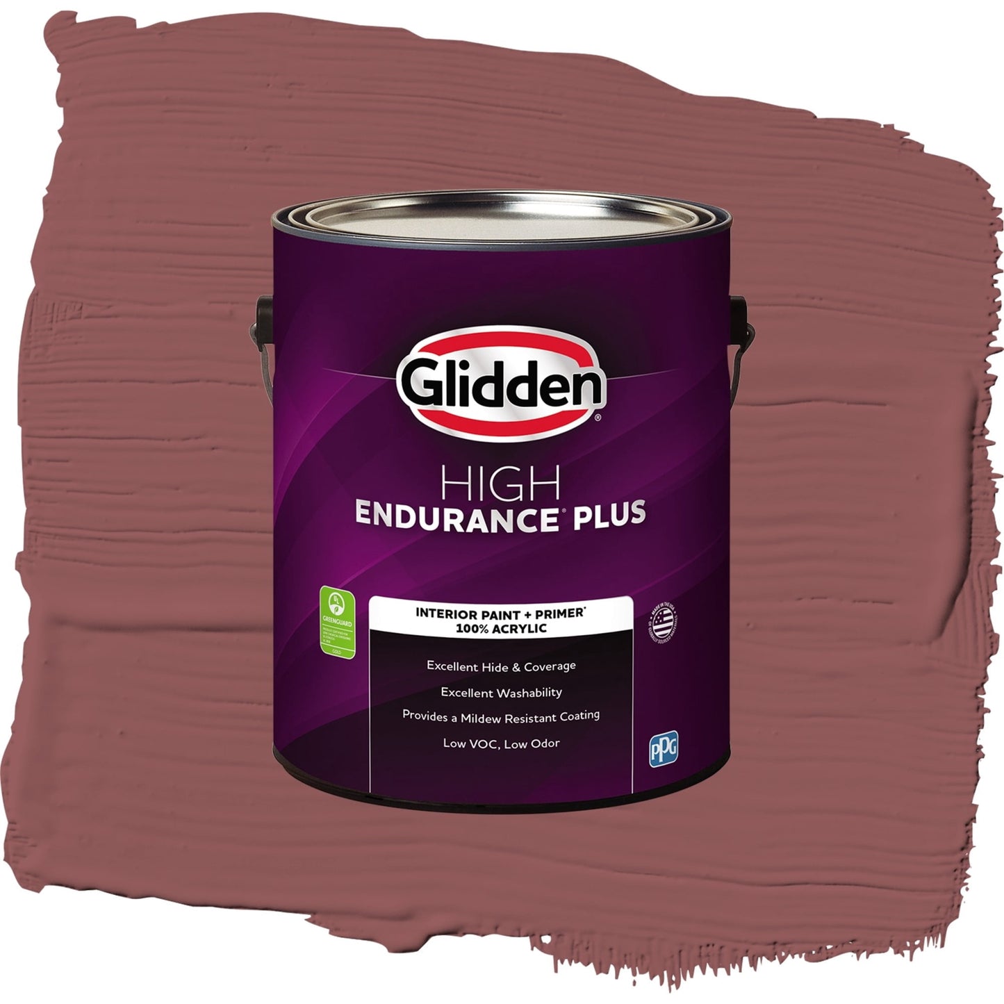 Glidden HEP Barn Door / Red, Eggshell Interior Paint with Primer, 1 Gallon