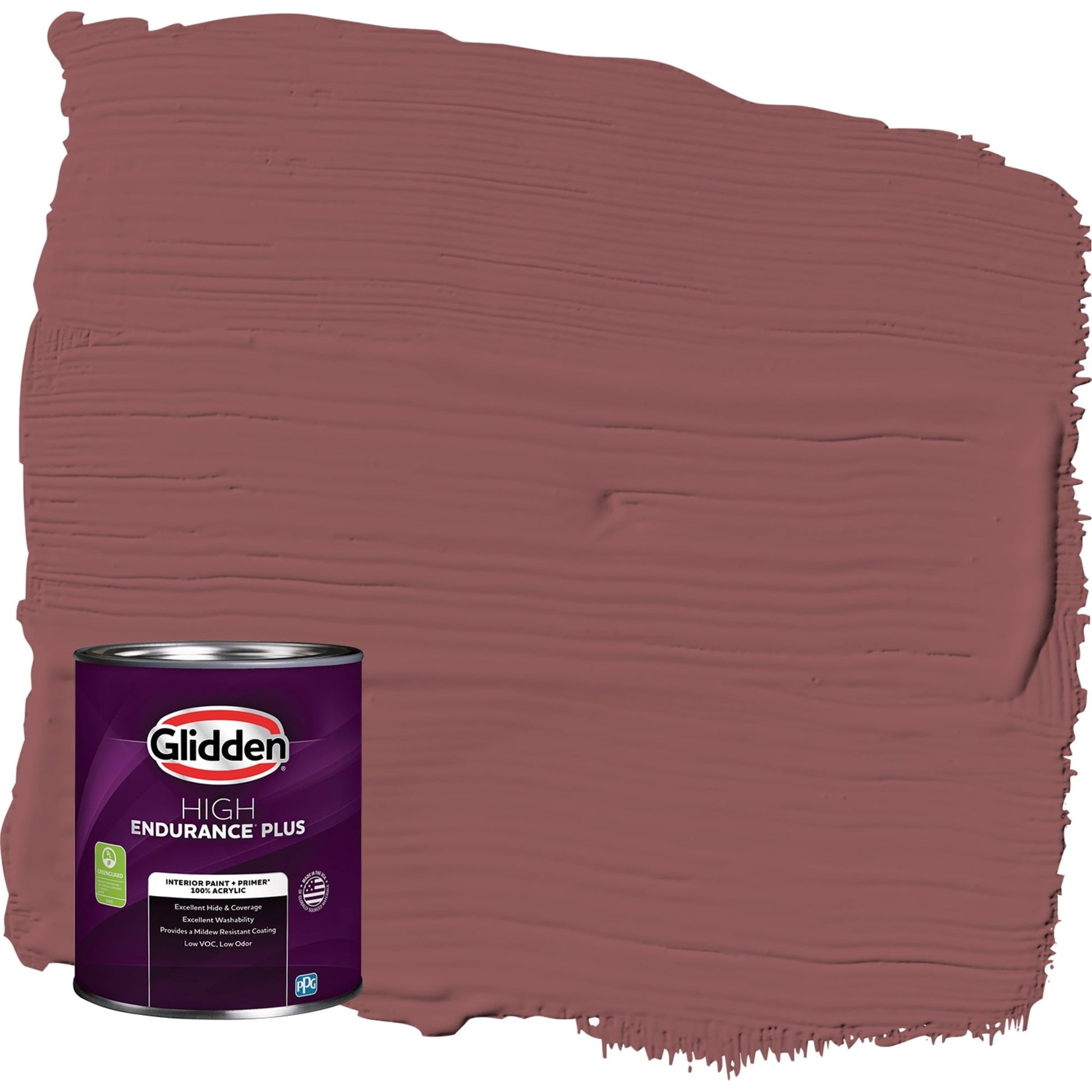 Glidden HEP Barn Door / Red, Eggshell Interior Paint with Primer, 1 Quart