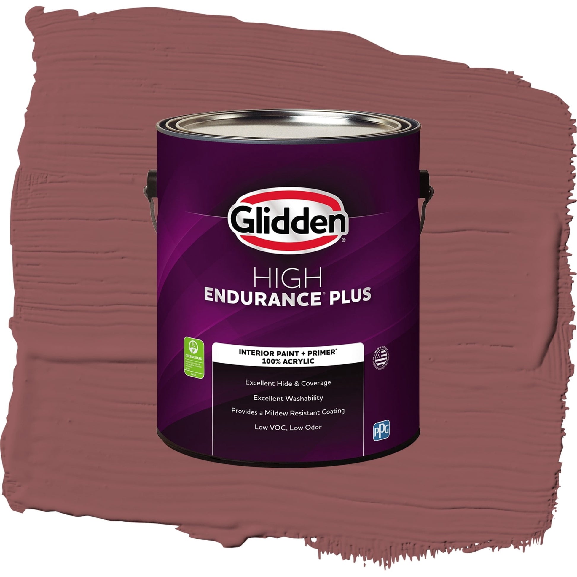 Glidden HEP Barn Door / Red, Semi-Gloss Interior Paint with Primer, 1 Gallon