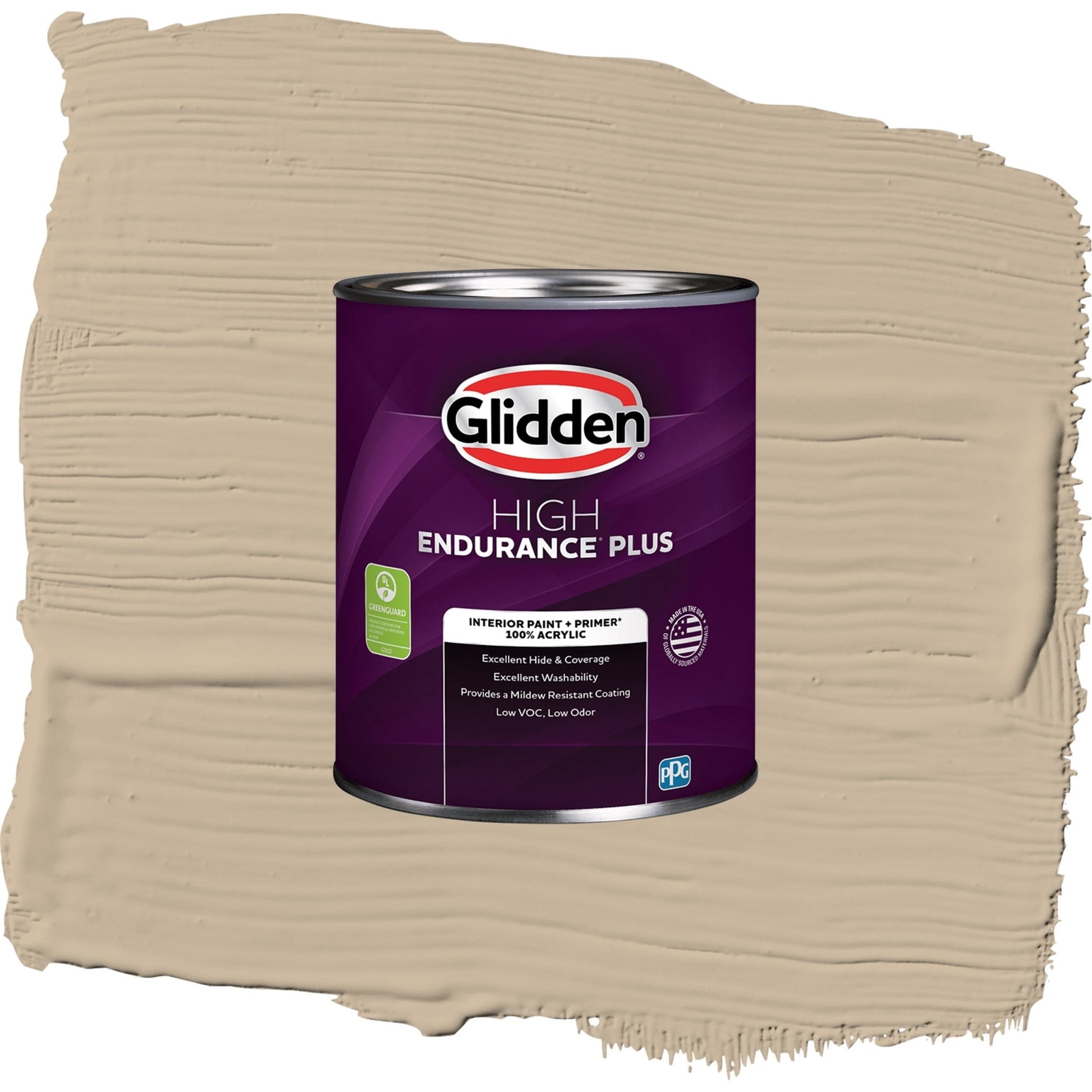 Glidden HEP Best Beige / Beige, Eggshell Interior Paint with Primer, 1 Quart