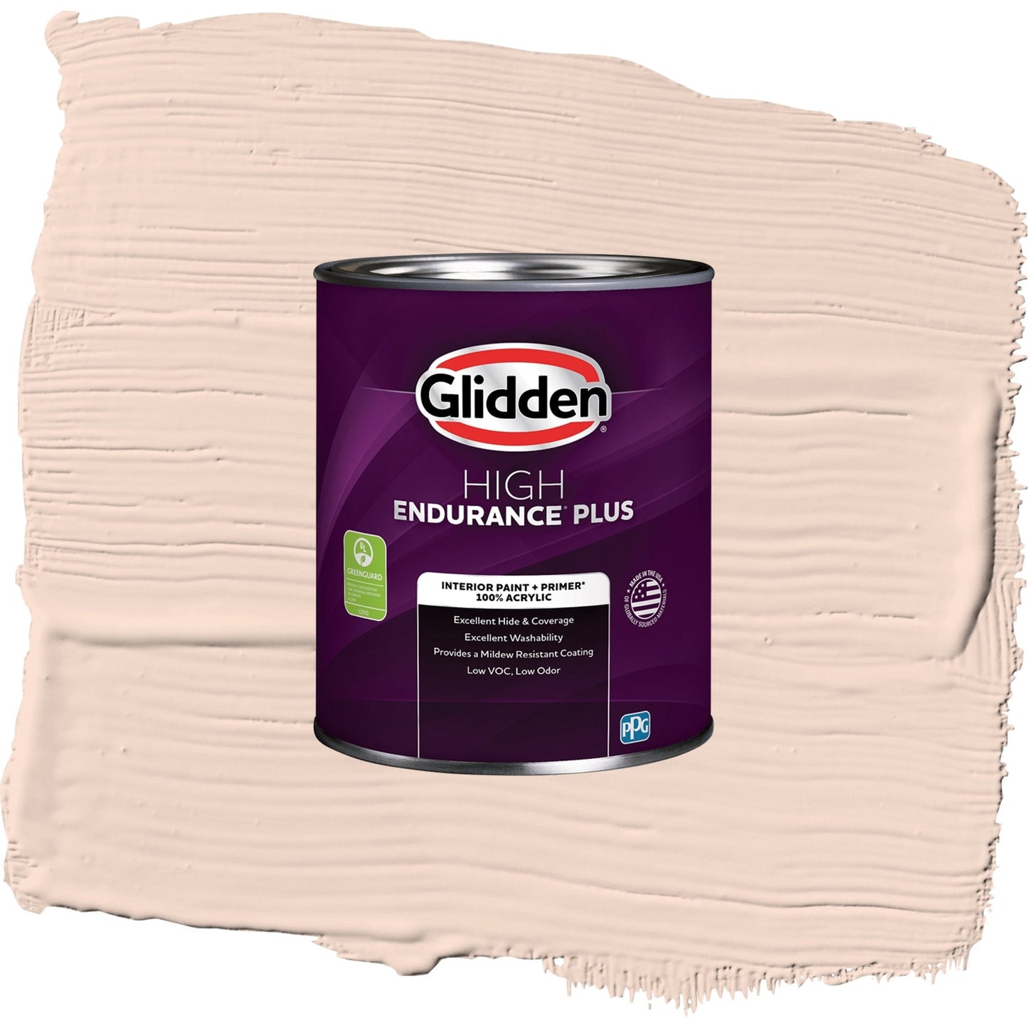 Glidden HEP Blush Beige / Orange, Semi-Gloss Interior Paint with Primer, 1 Quart
