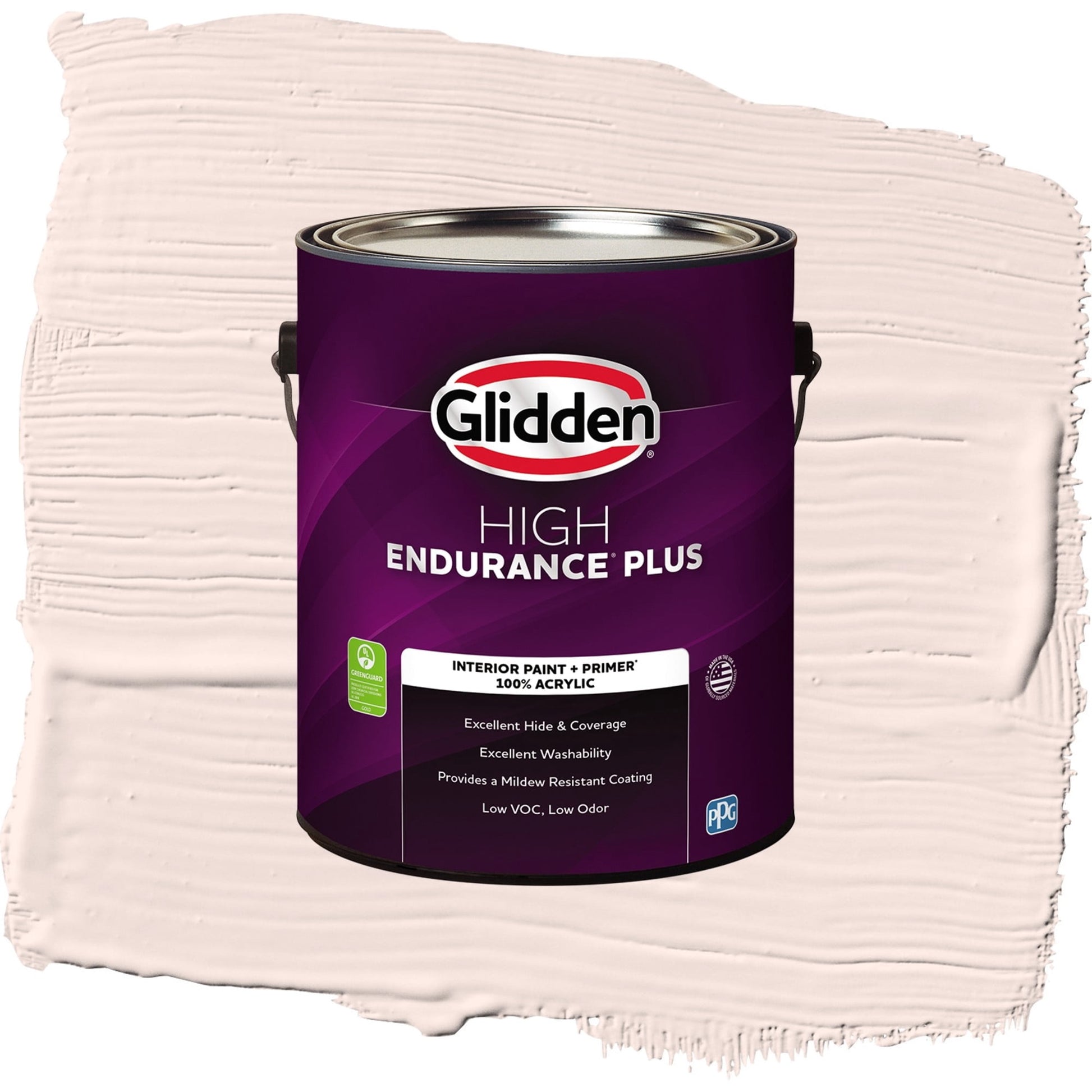 Glidden HEP Brandy Alexander / Red, Semi-Gloss Interior Paint with Primer, 1 Gallon