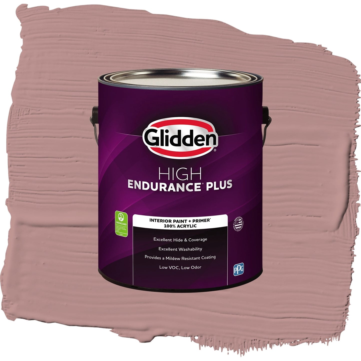 Glidden HEP Brandy Snaps / Red, Semi-Gloss Interior Paint with Primer, 1 Gallon