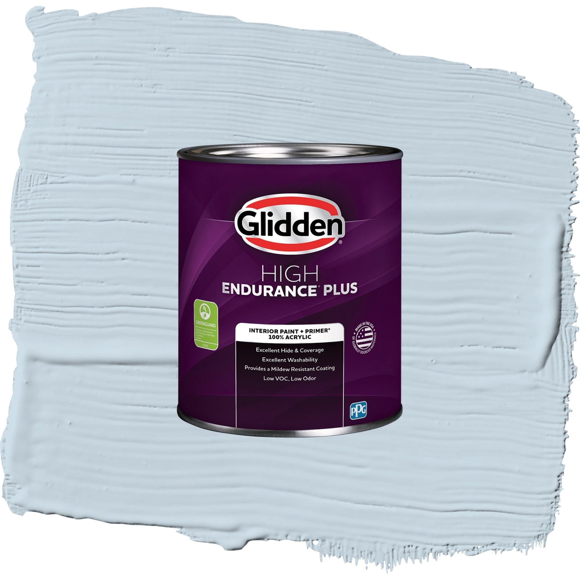 Glidden HEP Calm Sea / Blue, Eggshell Interior Paint with Primer, 1 Quart