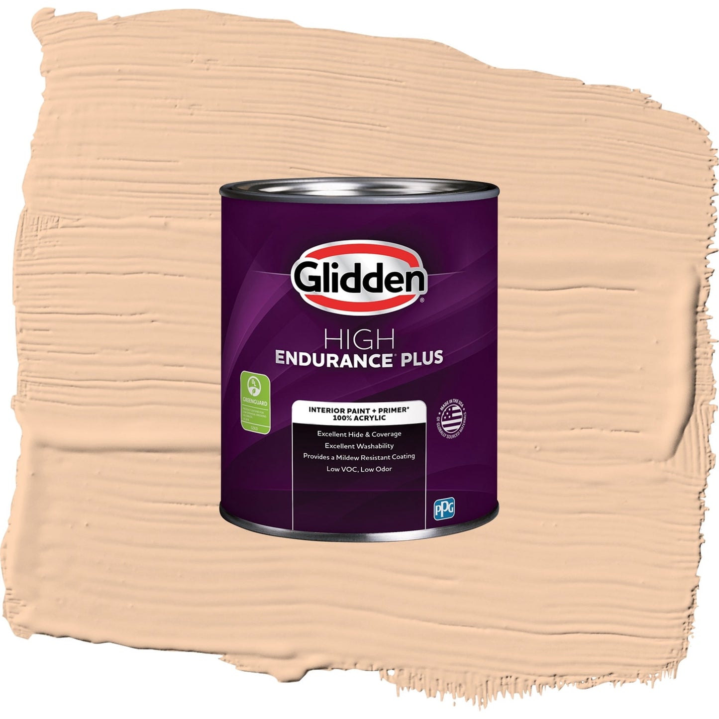 Glidden HEP Caramel Ice / Orange, Semi-Gloss Interior Paint with Primer, 1 Quart