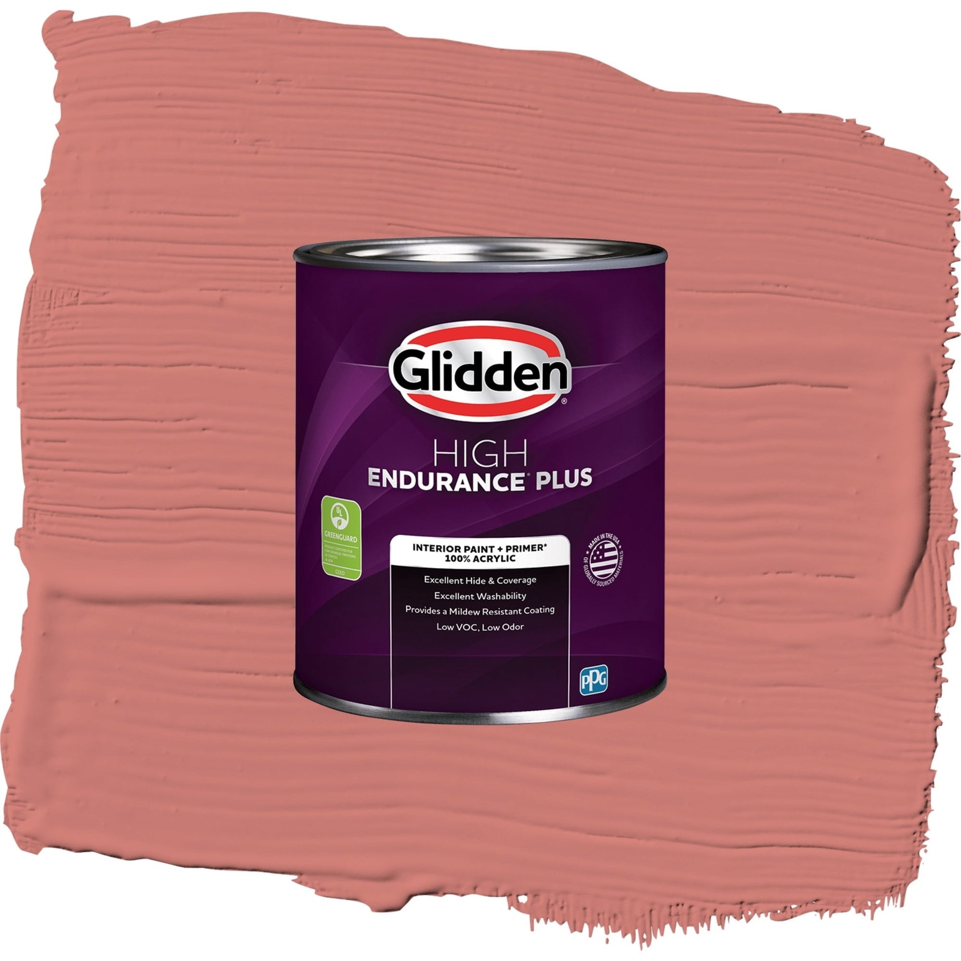Glidden HEP Chili Pepper / Red, Semi-Gloss Interior Paint with Primer, 1 Quart