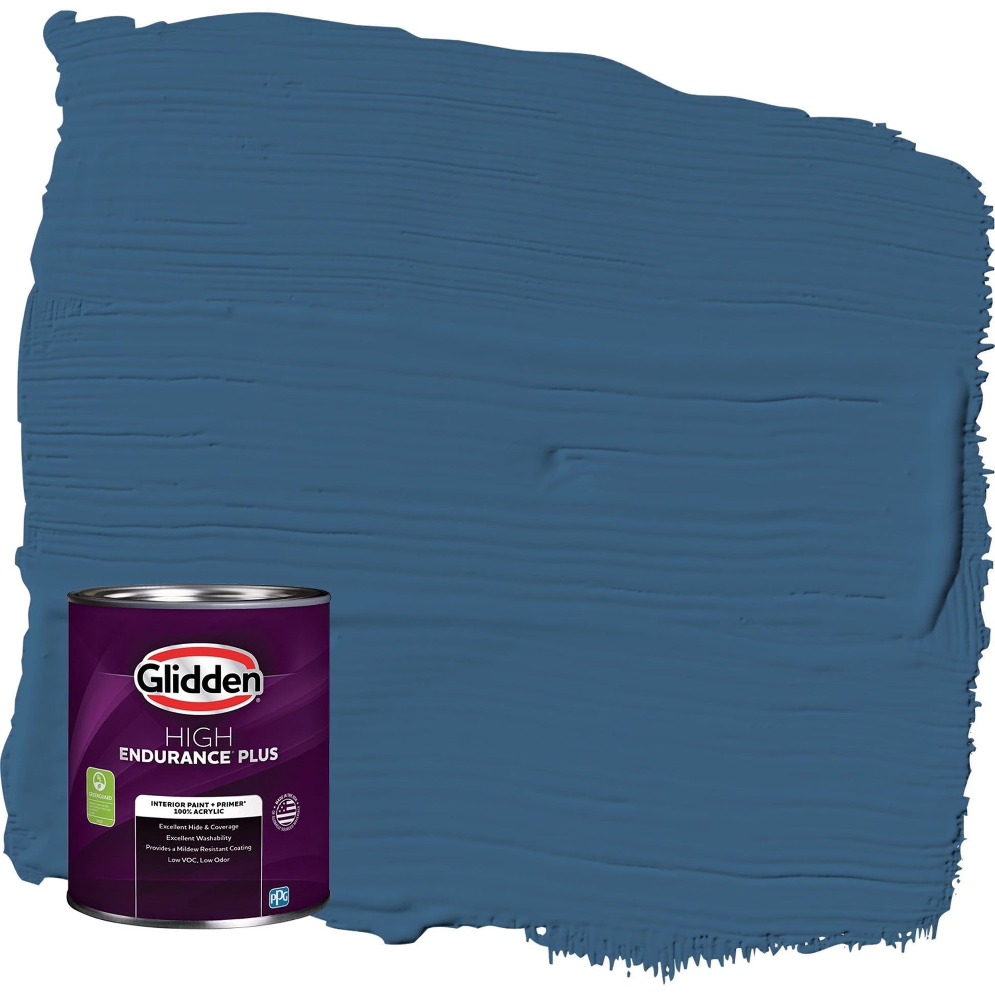 Glidden HEP Chinese Porcelain / Blue Eggshell Interior Paint with Primer, 1 Quart