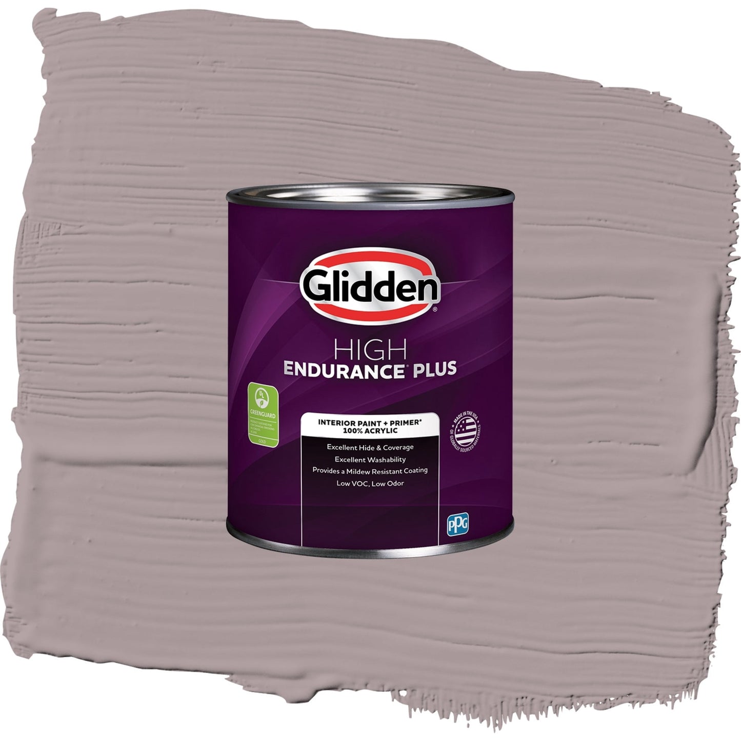 Glidden HEP Coffee Custard / Purple, Semi-Gloss Interior Paint with Primer, 1 Quart