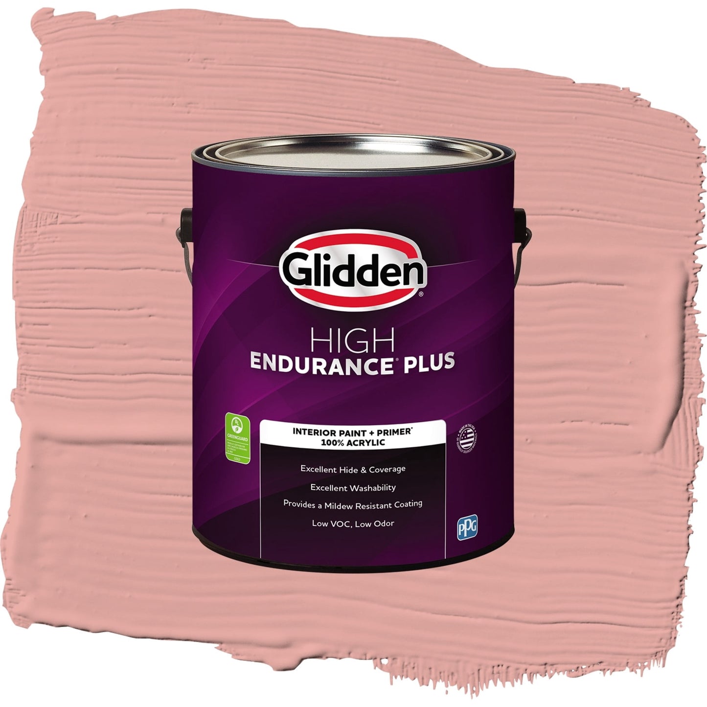 Glidden HEP Coral Cove / Orange, Semi-Gloss Interior Paint with Primer, 1 Gallon