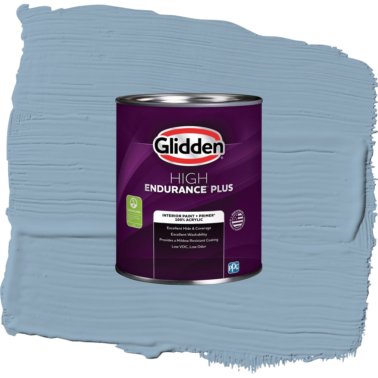 Glidden HEP Dresden Dream / Blue, Eggshell Interior Paint with Primer, 1 Quart