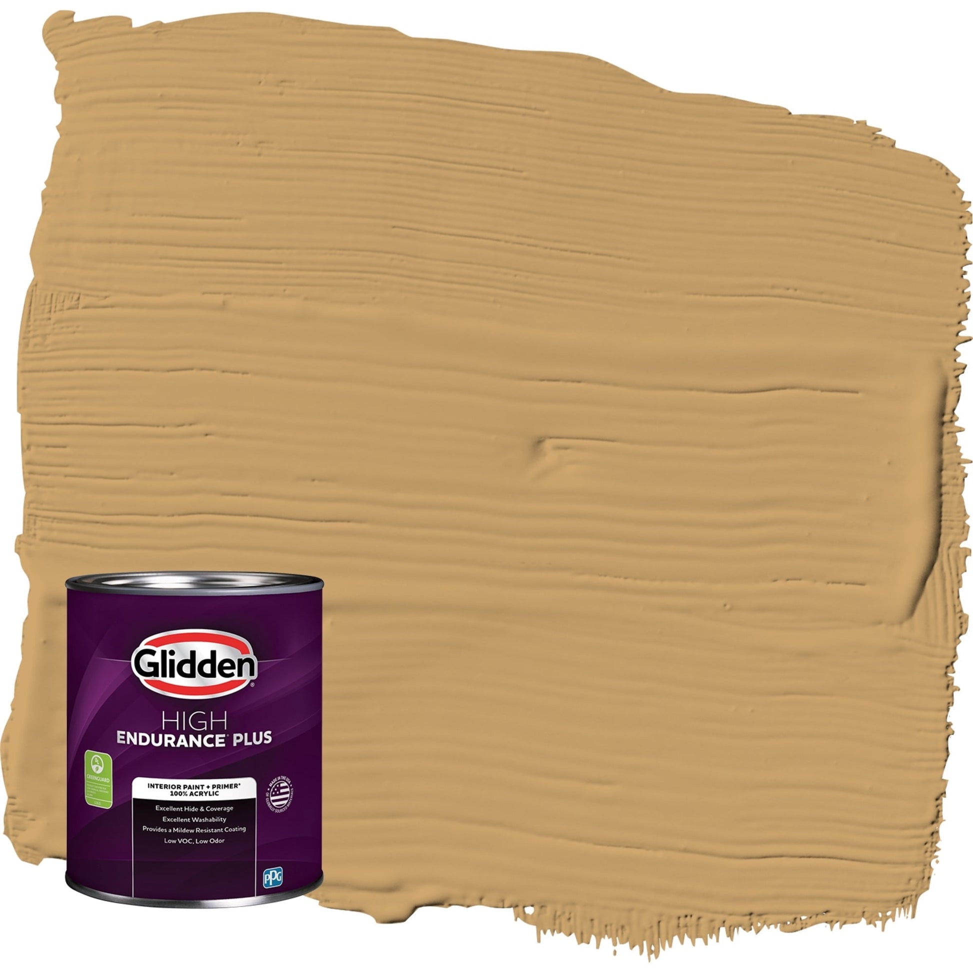 Glidden HEP Good Life / Yellow, Semi-Gloss Interior Paint with Primer, 1 Quart