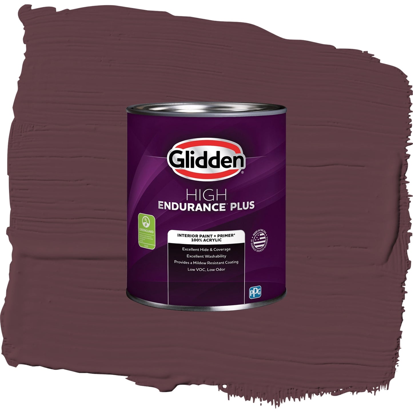 Glidden HEP Gooseberry / Purple, Semi-Gloss Interior Paint with Primer, 1 Quart