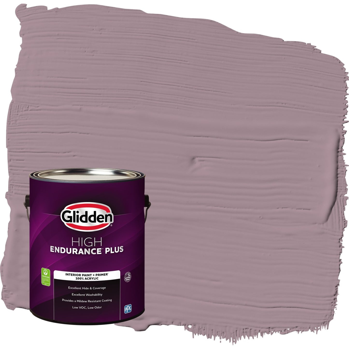 Glidden HEP Gothic Amethyst / Purple Semi-Gloss Interior Paint with Primer, 1 Gallon
