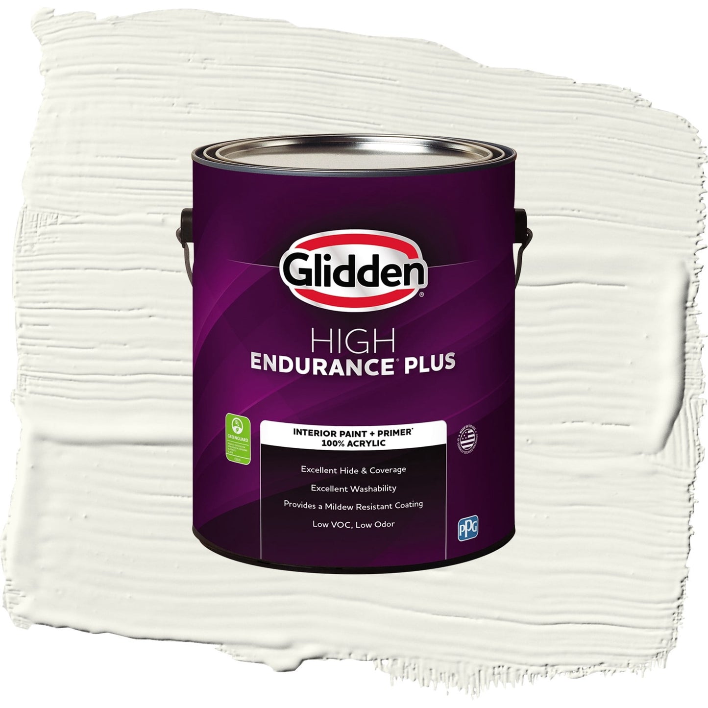 Glidden HEP Gypsum / Off-White Eggshell Interior Paint with Primer, 1 Gallon