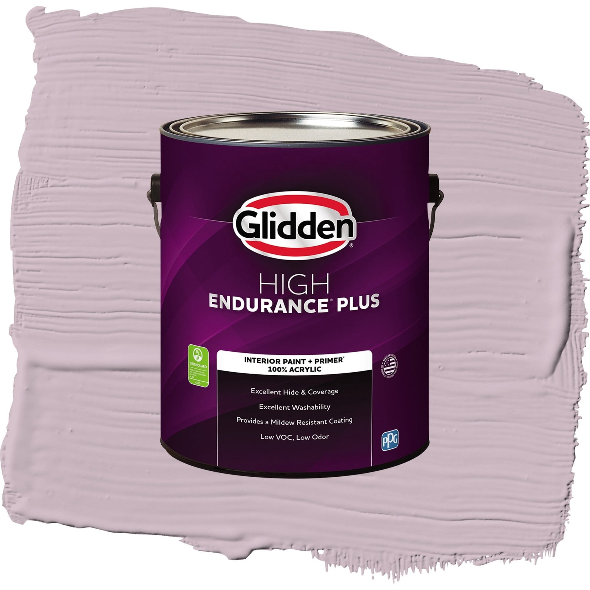 Glidden HEP High Society / Purple, Semi-Gloss Interior Paint with Primer, 1 Gallon