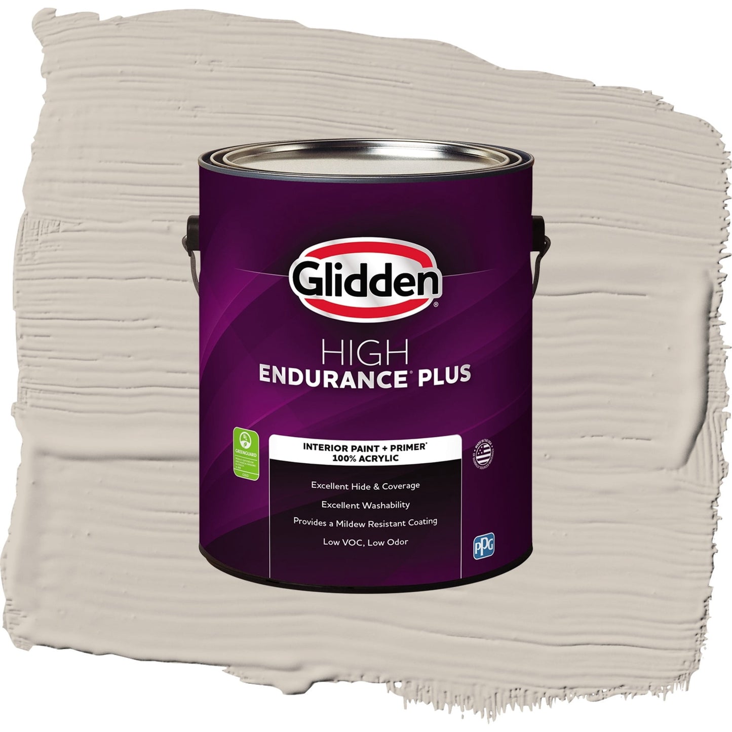 Glidden HEP Intuitive / Beige, Flat Interior Paint with Primer, 1 Gallon