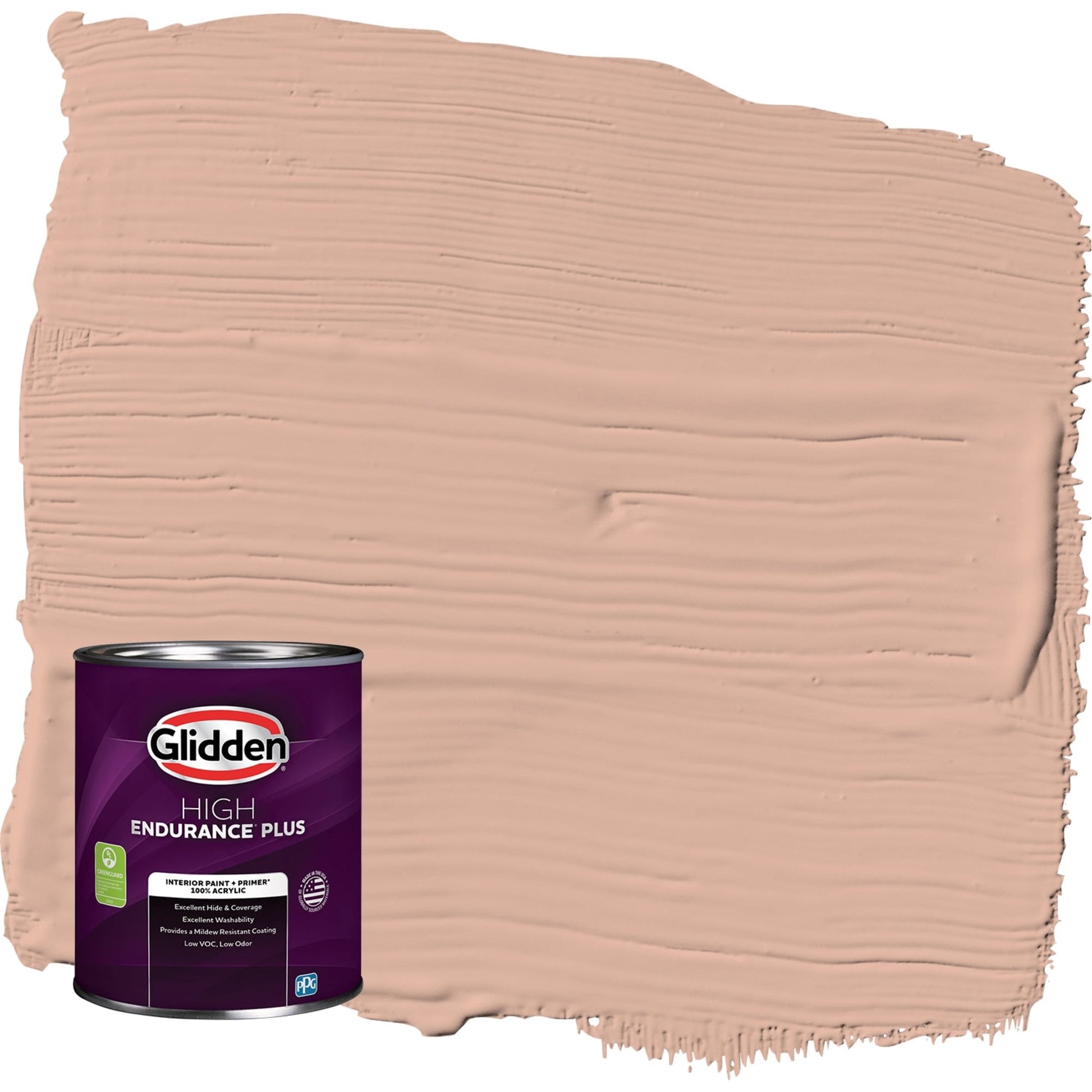Glidden HEP Lazy Summer / Orange, Semi-Gloss Interior Paint with Primer, 1 Quart