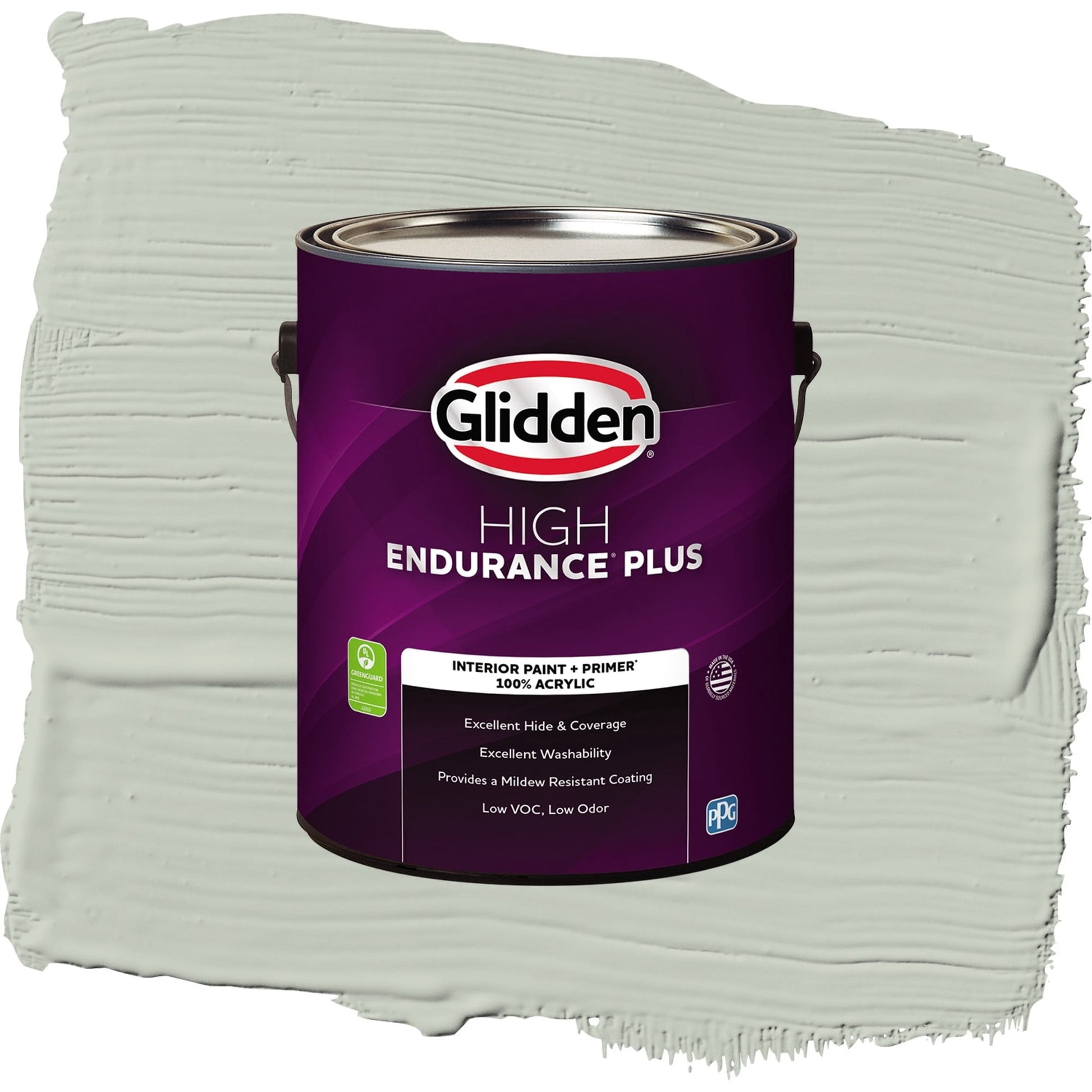 Glidden HEP Life Lesson / Green, Eggshell Interior Paint with Primer, 1 Gallon