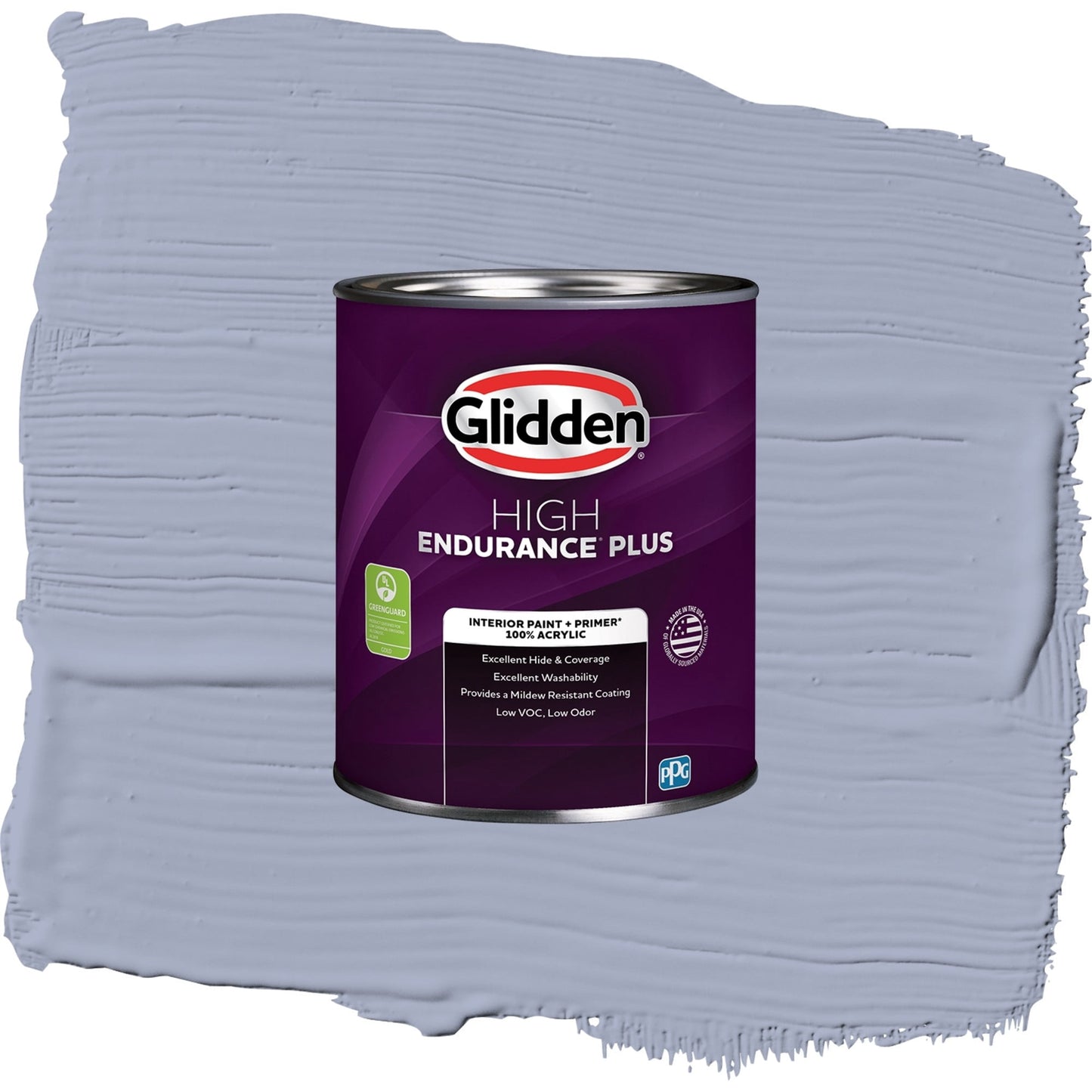 Glidden HEP Lilac Time / Purple, Semi-Gloss Interior Paint with Primer, 1 Quart