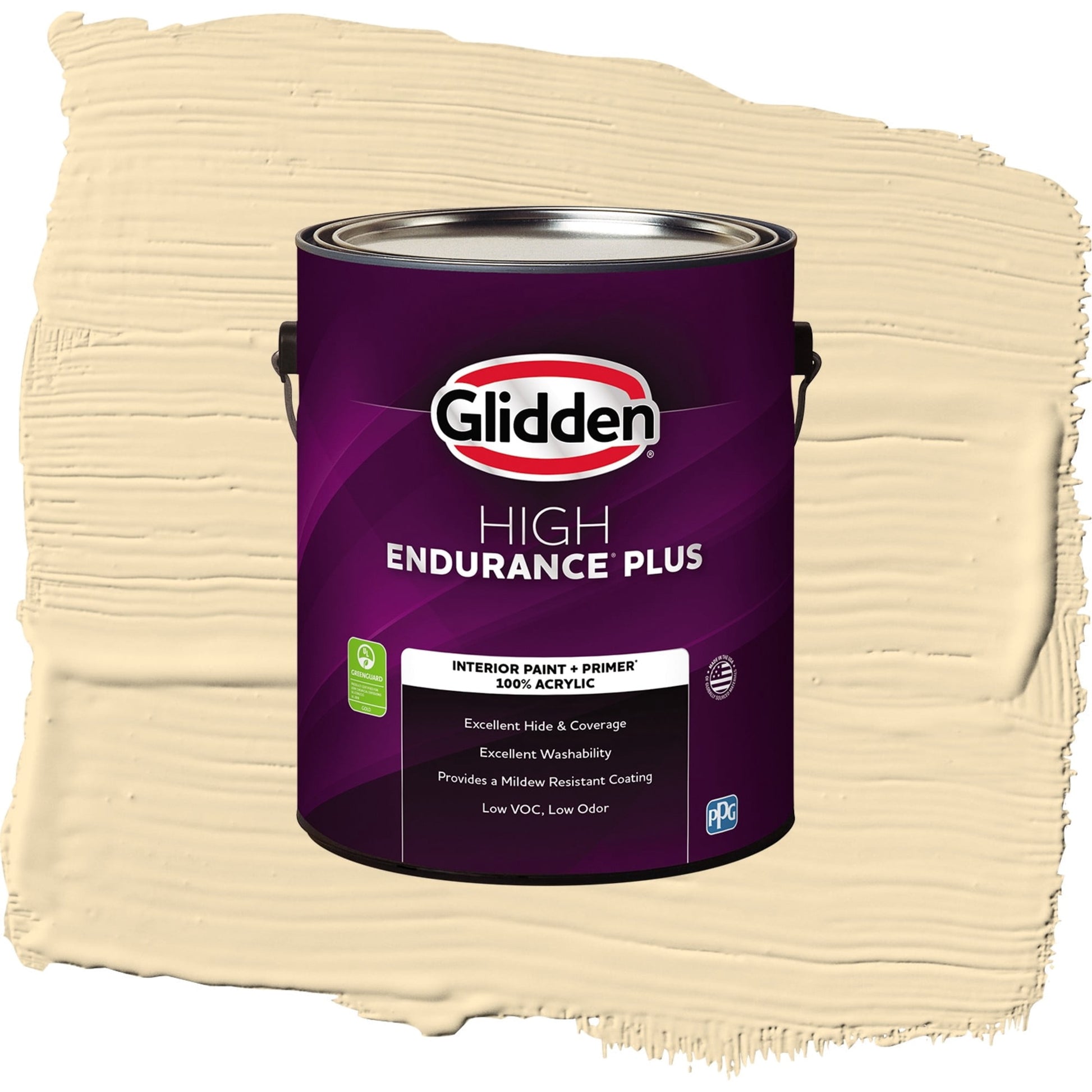 Glidden HEP Limitless / Yellow, Flat Interior Paint with Primer, 1 Gallon