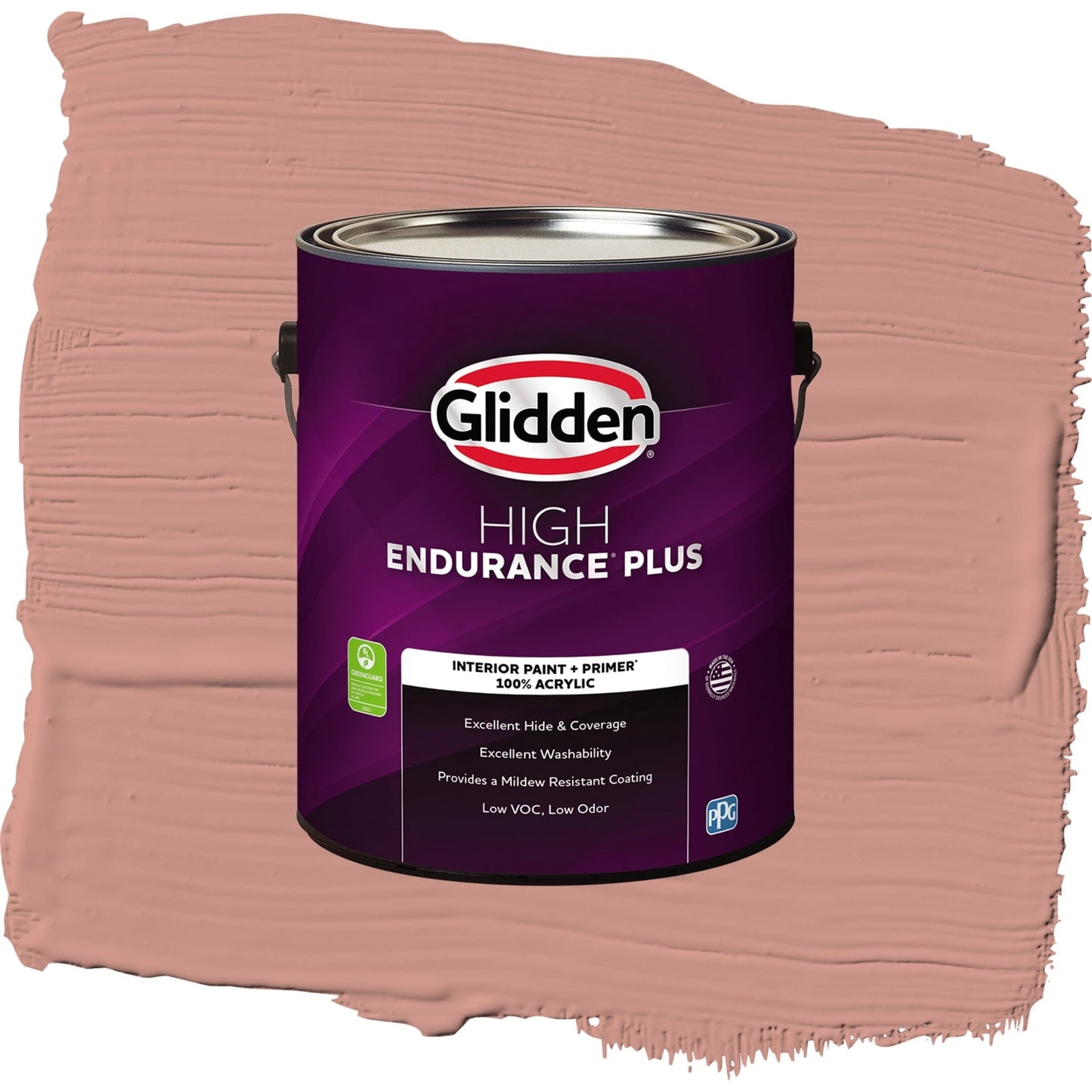 Glidden HEP Long Weekend / Orange, Flat Interior Paint with Primer, 1 Gallon