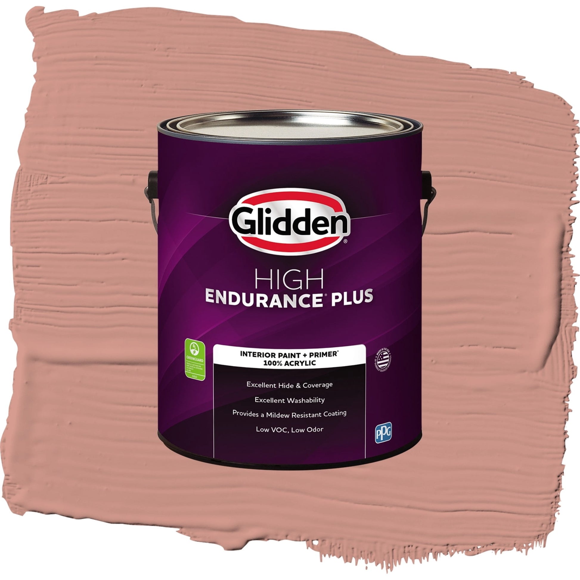 Glidden HEP Long Weekend / Orange, Flat Interior Paint with Primer, 1 Gallon