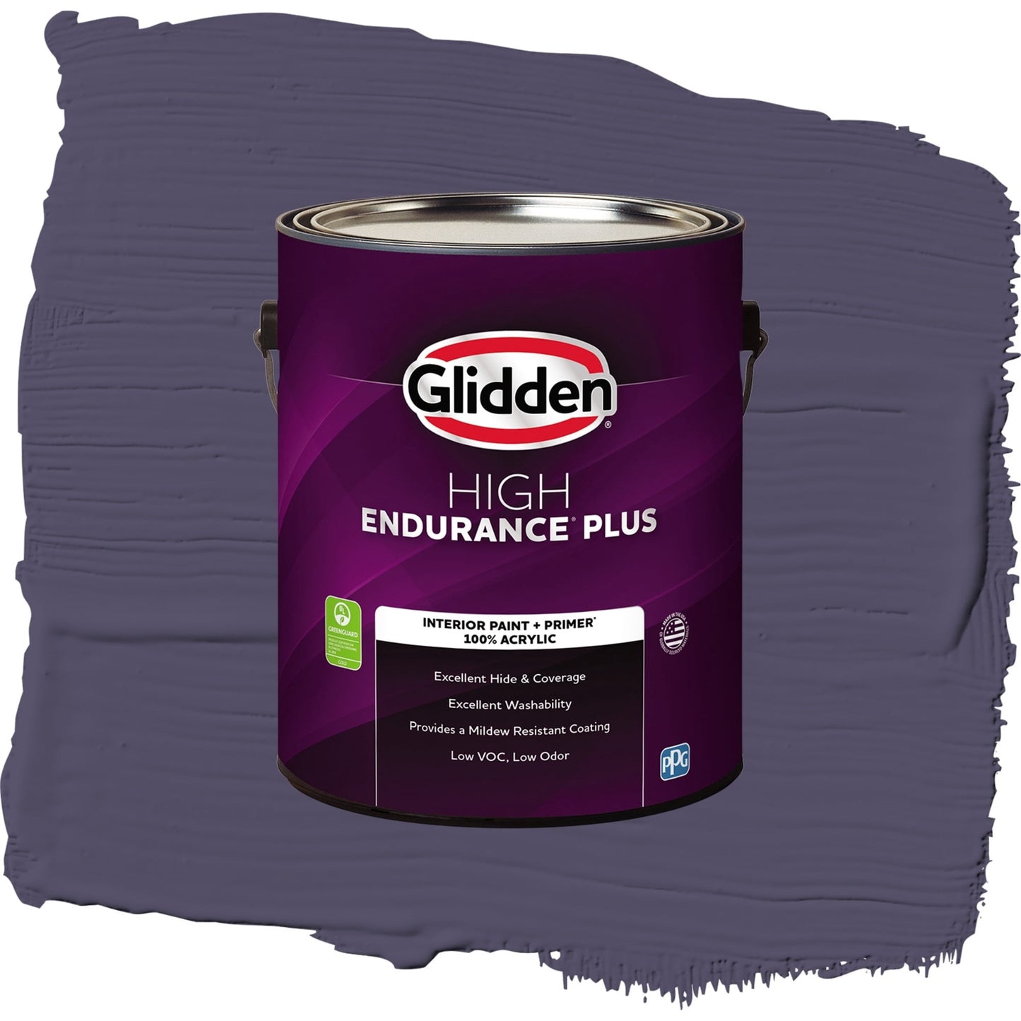 Glidden HEP Magic Spell / Purple, Semi-Gloss Interior Paint with Primer, 1 Gallon