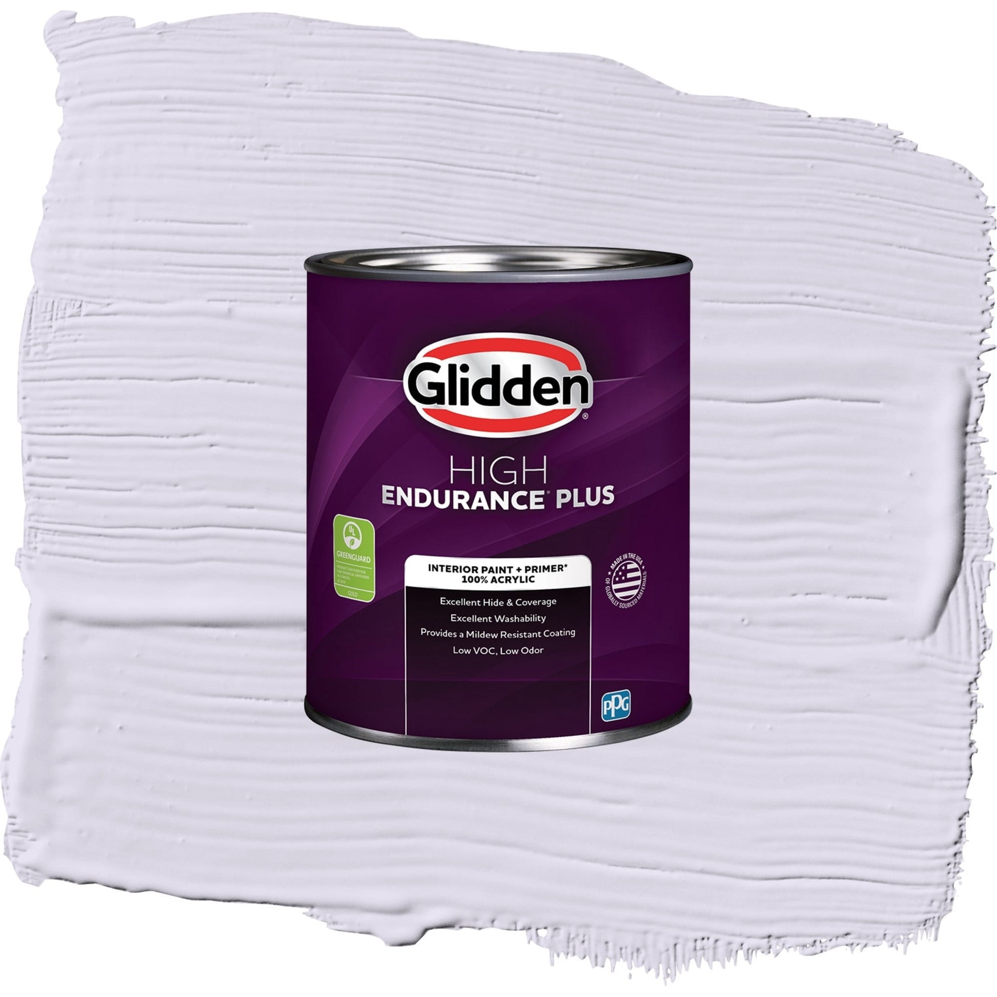 Glidden HEP Misty Violet / Purple, Semi-Gloss Interior Paint with Primer, 1 Quart
