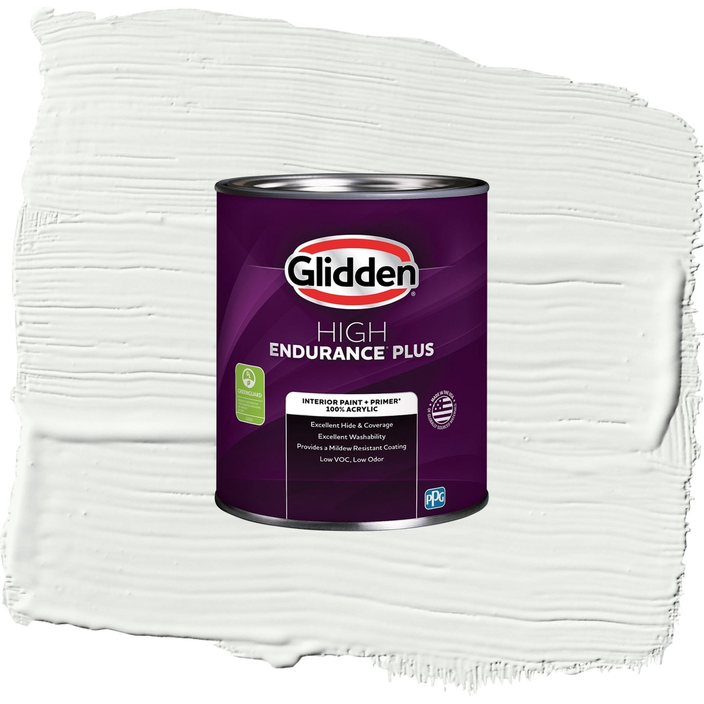 Glidden HEP Pacific Pearl / Off-White Semi-Gloss Interior Paint with Primer, 1 Quart