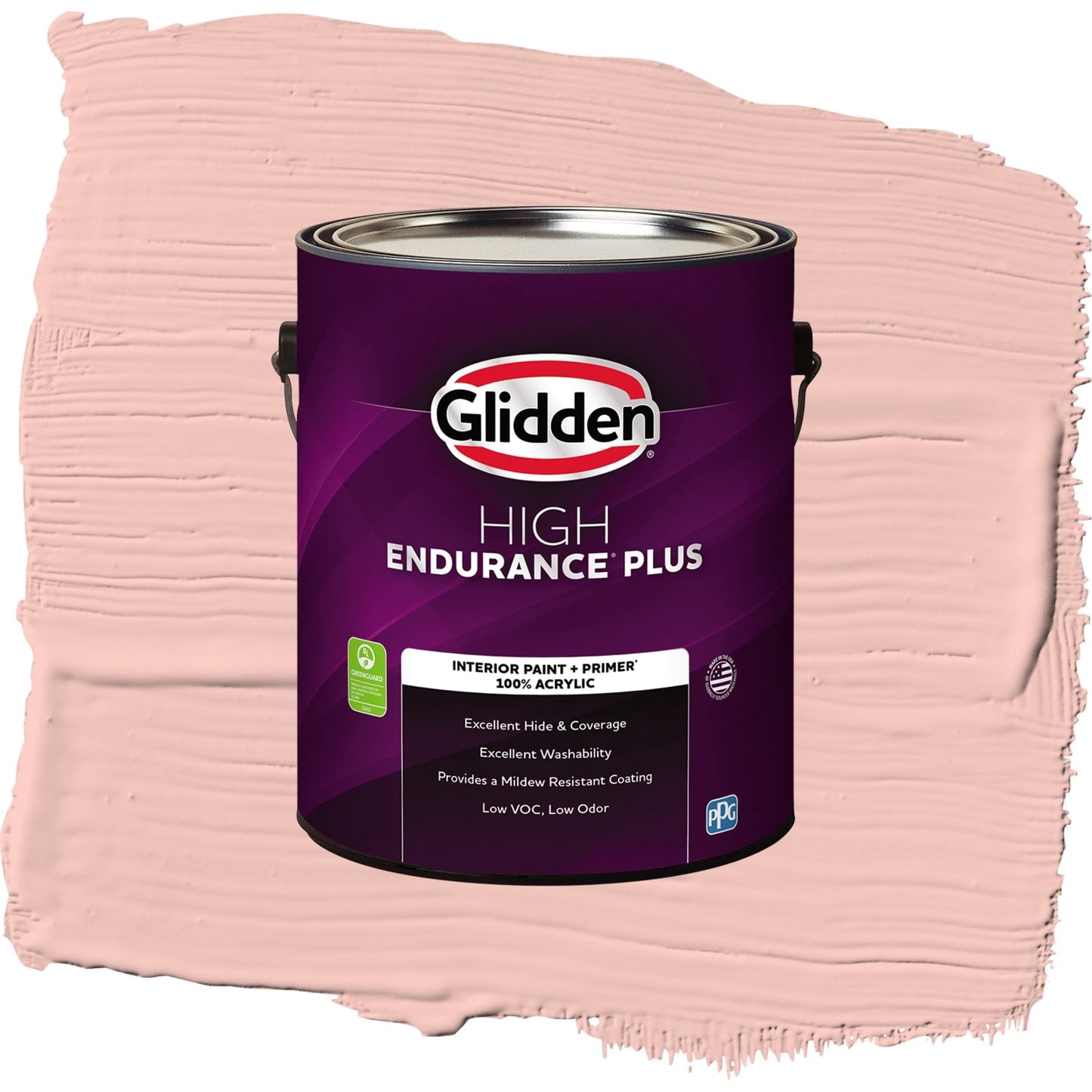 Glidden HEP Peach Ash / Orange, Semi-Gloss Interior Paint with Primer, 1 Gallon