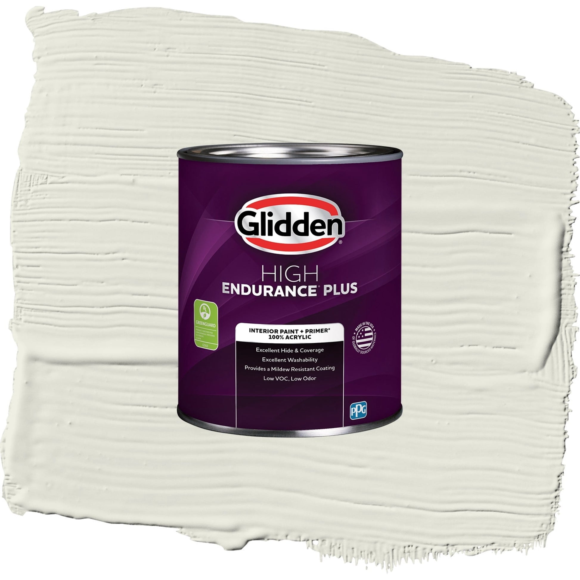 Glidden HEP Rain Cloud / Green, Eggshell Interior Paint with Primer, 1 Quart
